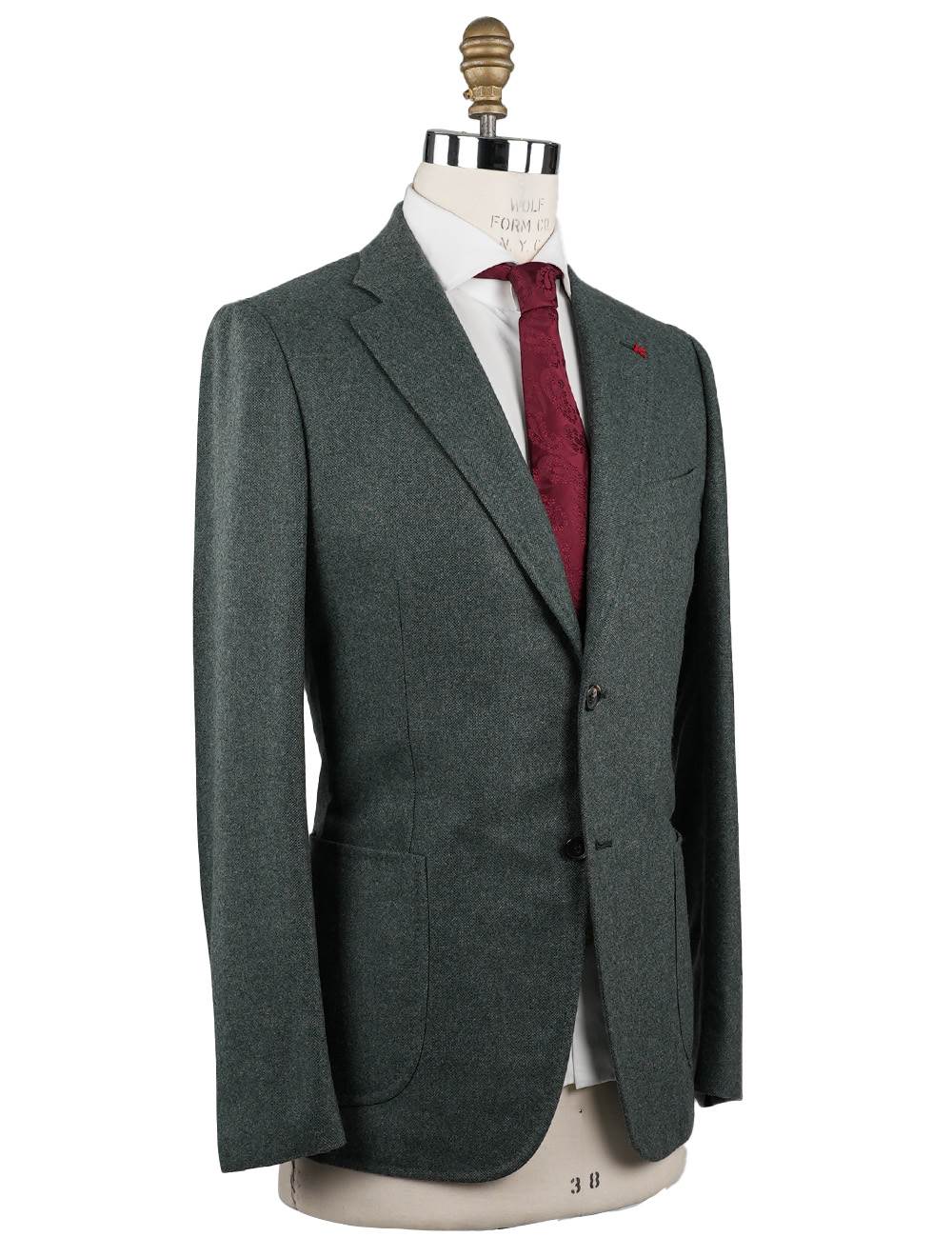 Isaia Isaia Green Cashmere Blazer Green 001