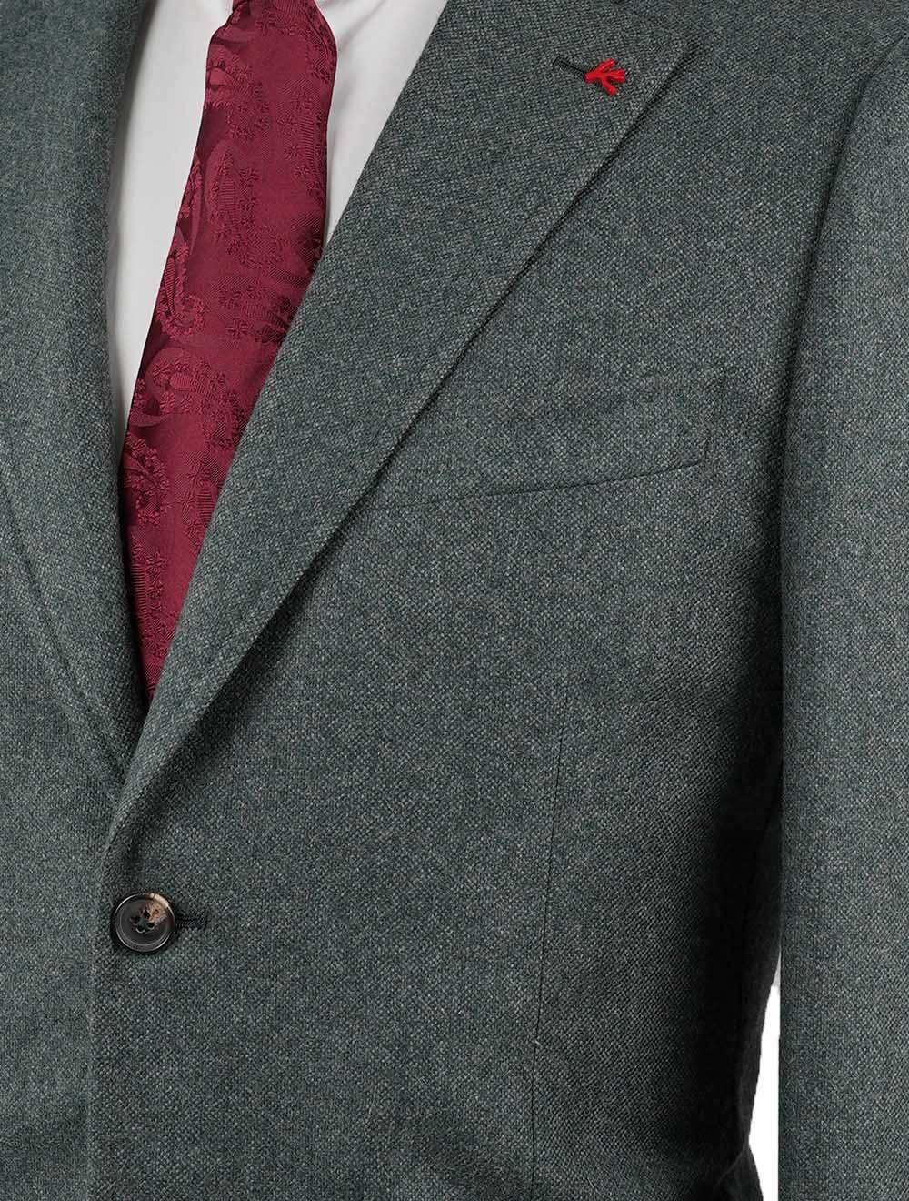 Isaia Green Cashmere Blazer
