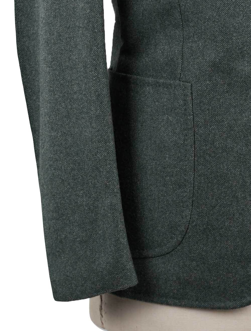 Isaia Green Cashmere Blazer