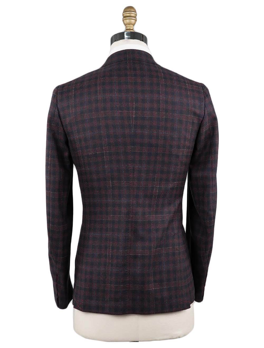 Isaia Multicolor Wool Cashmere Blazer