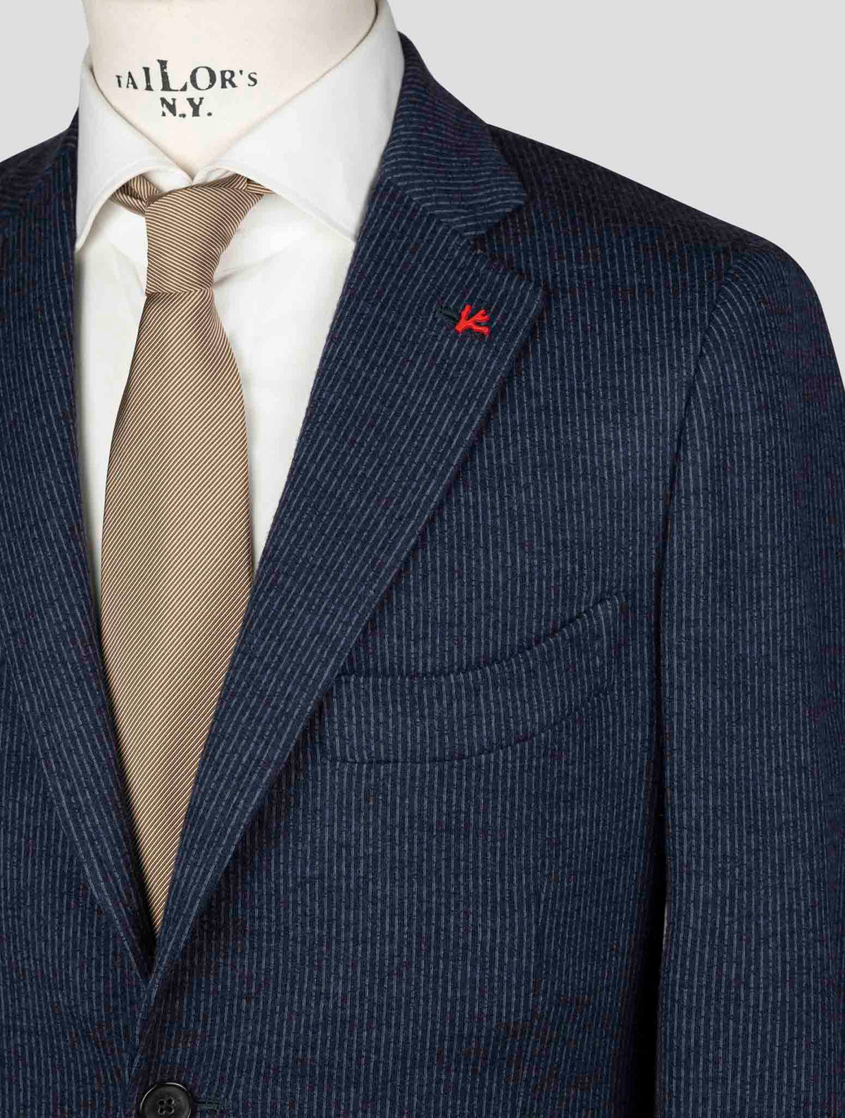 Isaia Blue Wool Blazer