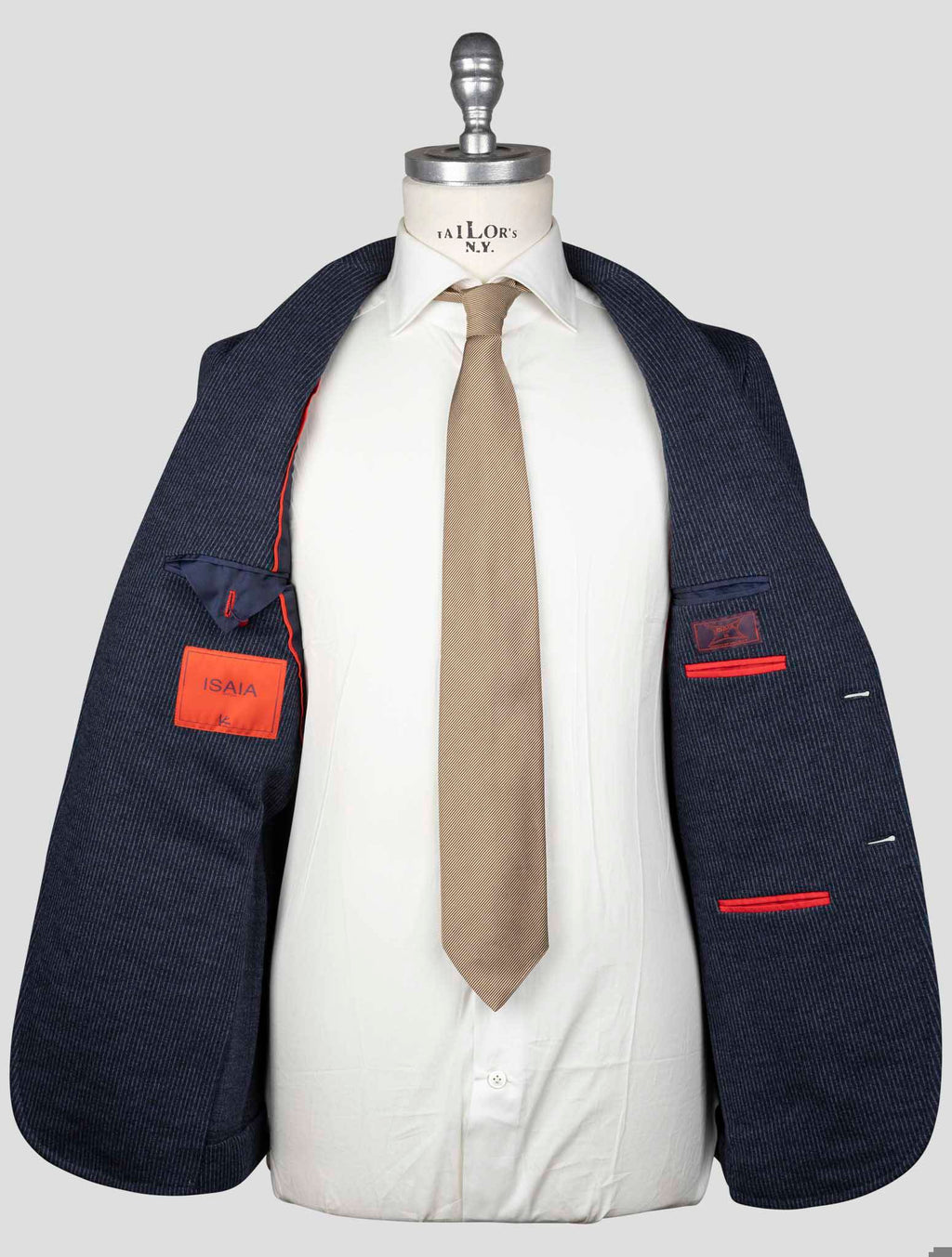 Isaia Blue Wool Blazer