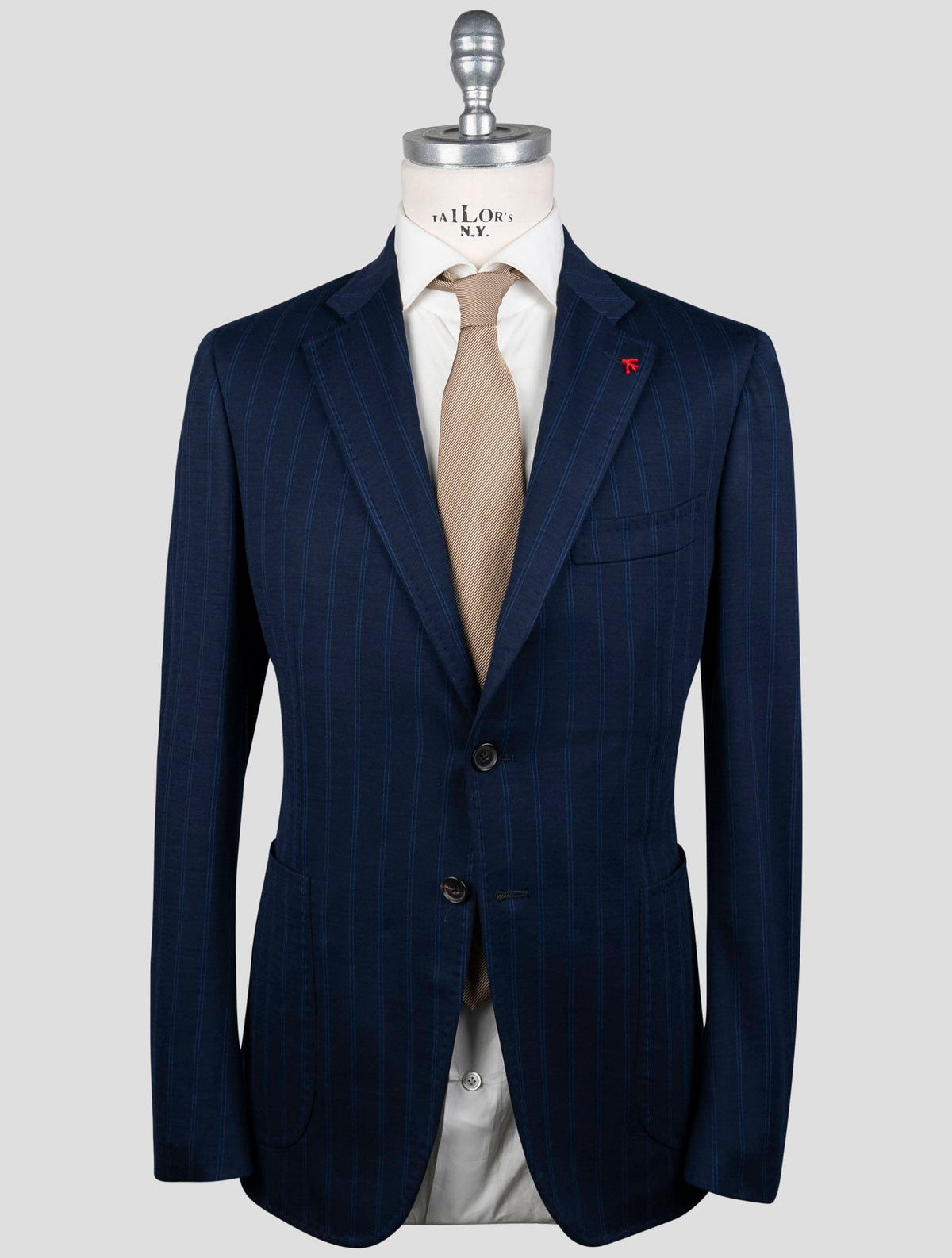 Isaia Blue Wool Pa Ea Blazer