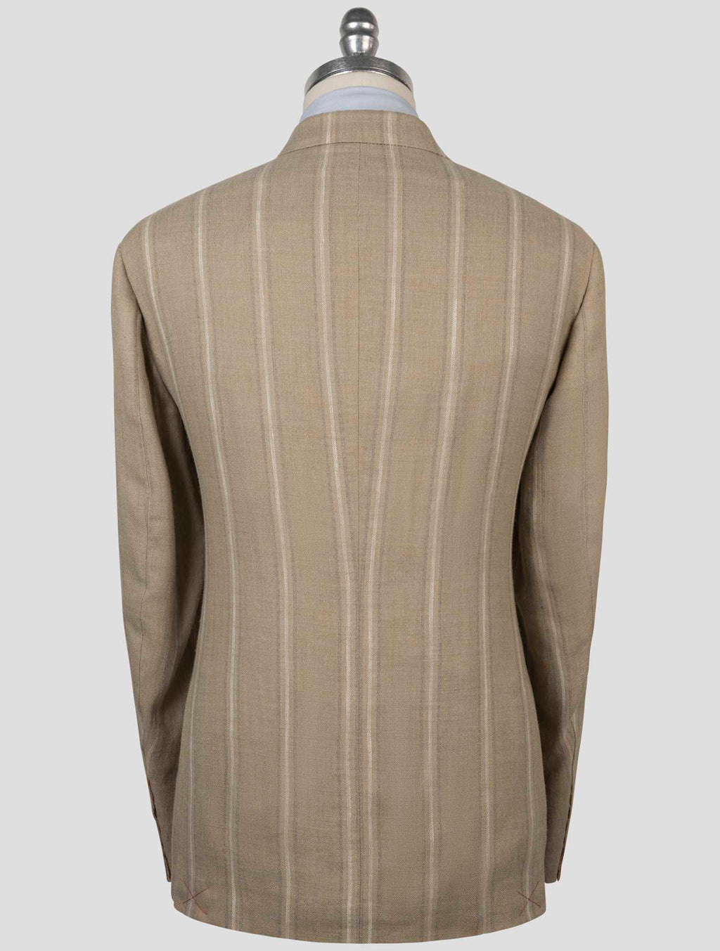 Isaia Brown Linen Wool Blazer