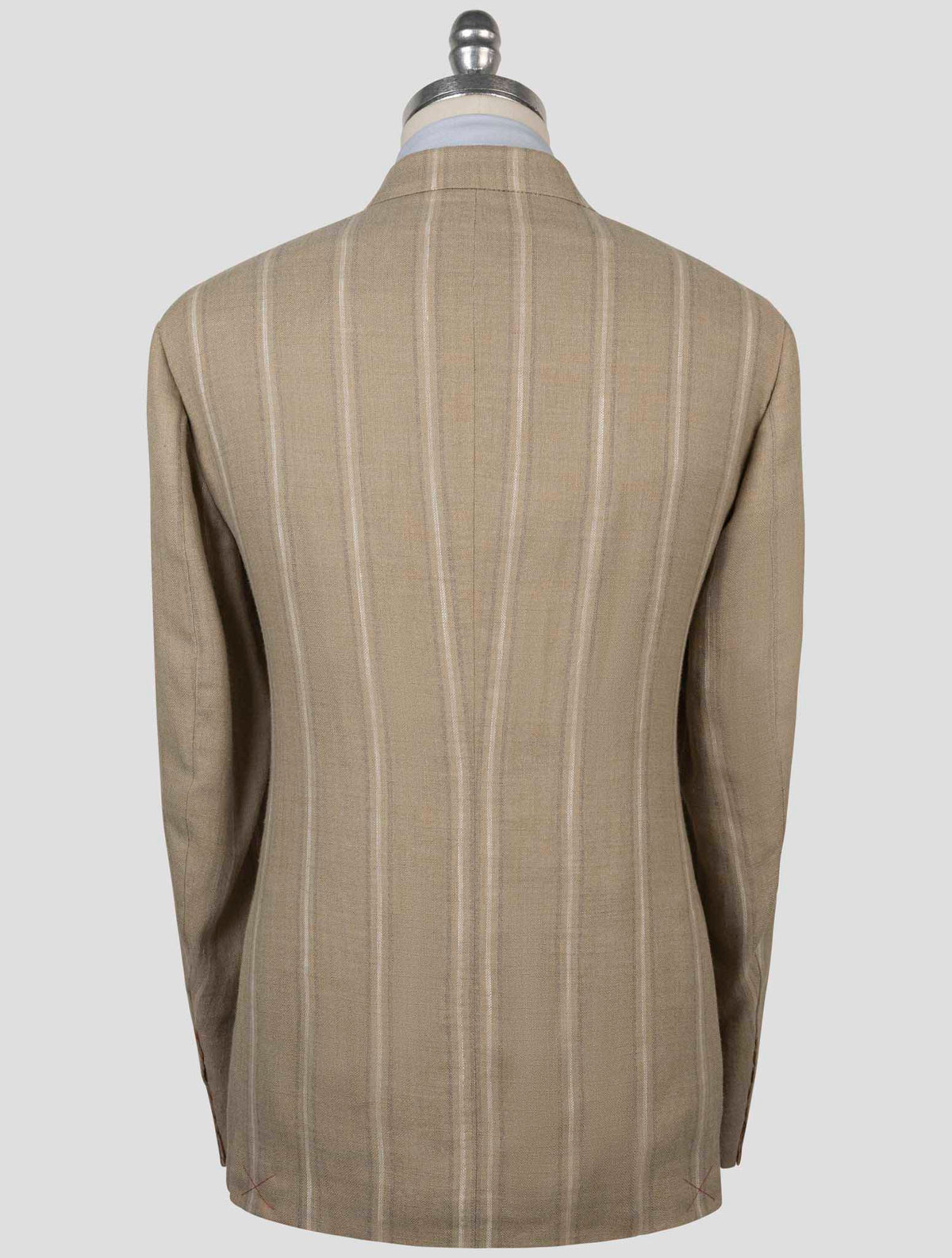 Isaia Brown Linen Wool Blazer