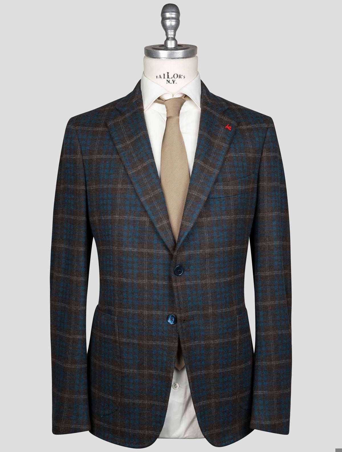 Isaia Isaia Multicolor Wool Blazer Multicolor 000
