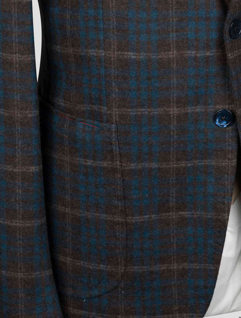 Isaia Multicolor Wool Blazer