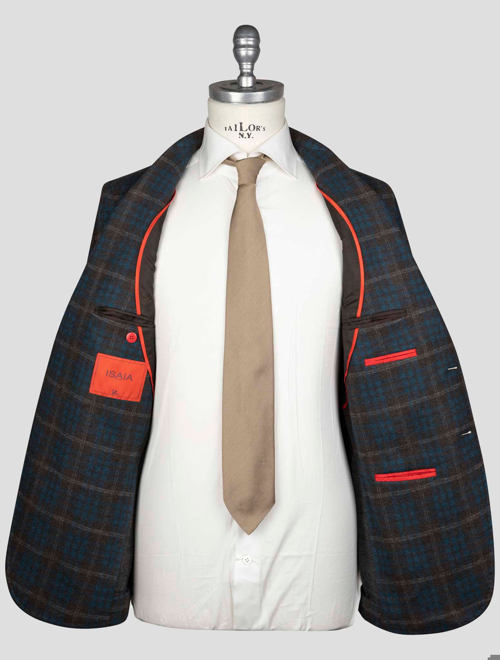 Isaia Multicolor Wool Blazer