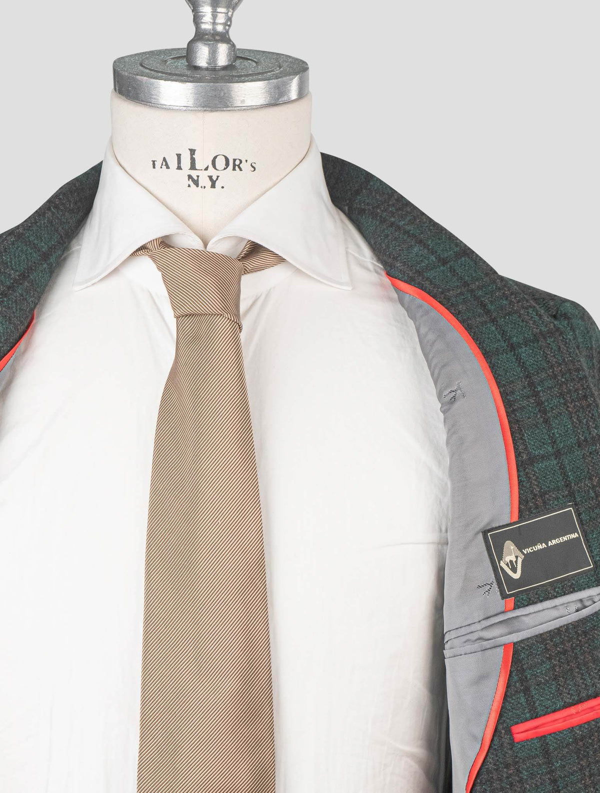 Isaia Green Cashmere Vicuna Argentina Blazer