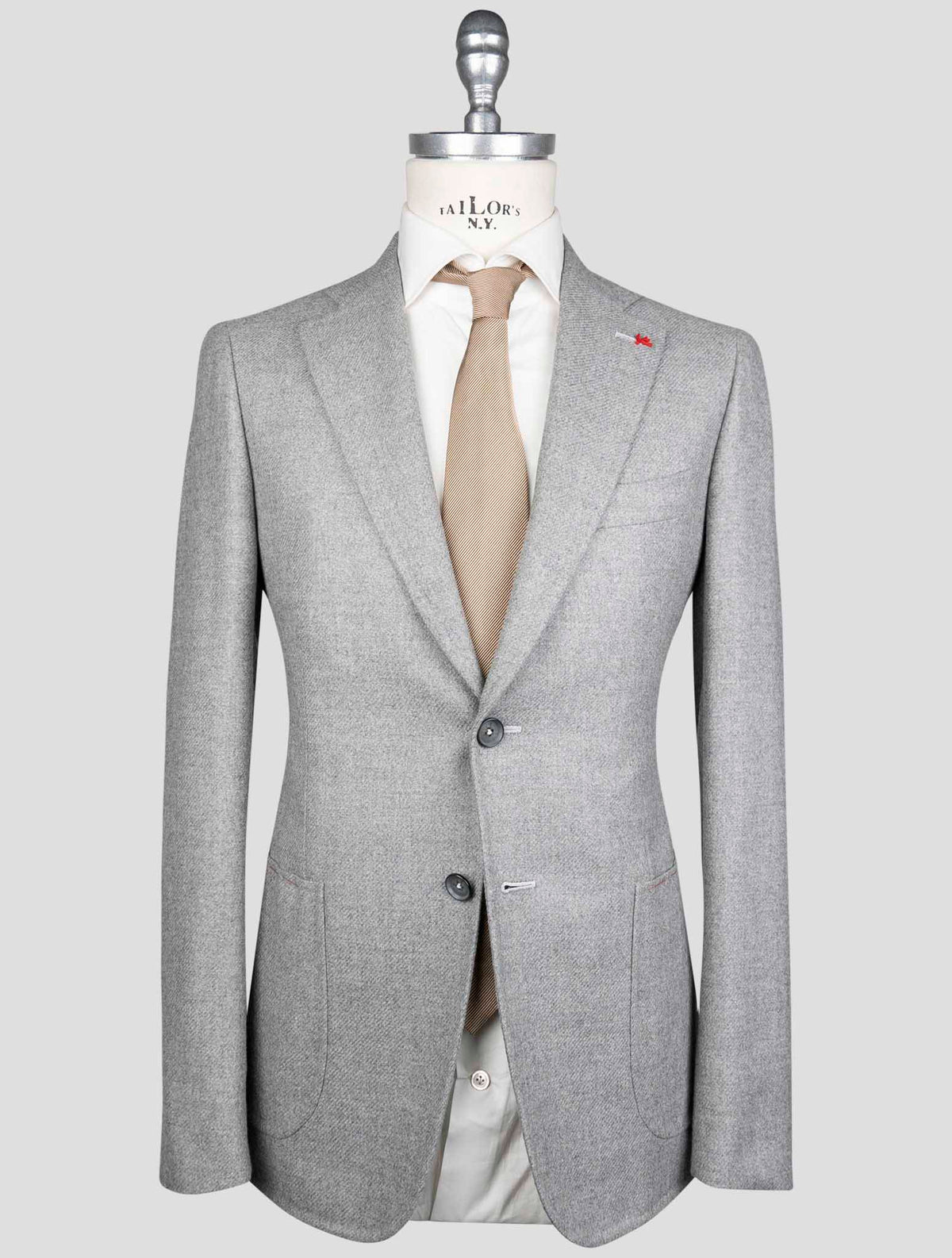 Isaia Isaia Gray Wool Cashmere Blazer Gray 000