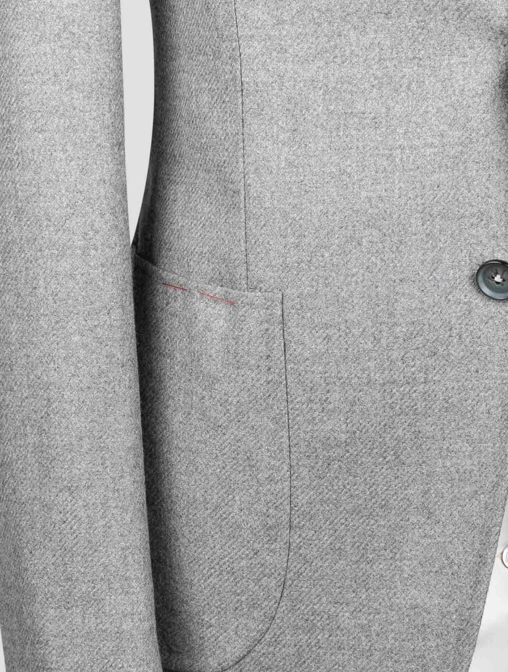 Isaia Gray Wool Cashmere Blazer