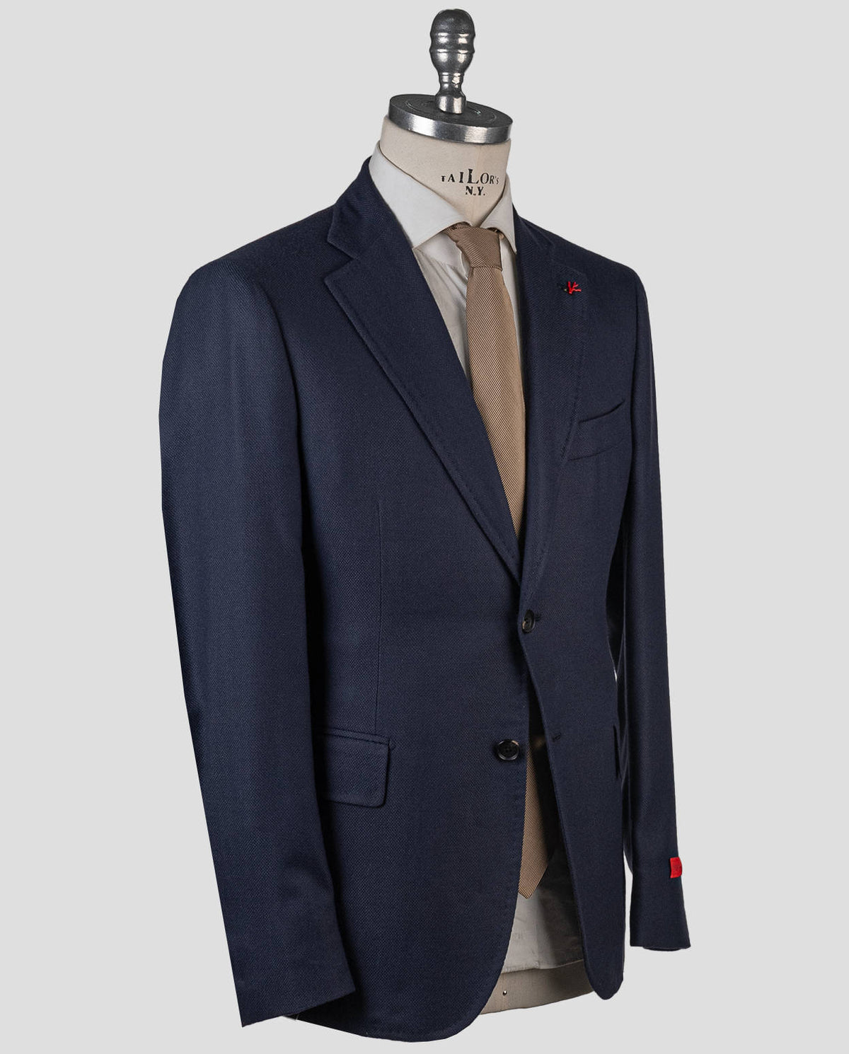 Isaia Isaia Blue Vicuna Blazer Blue 001