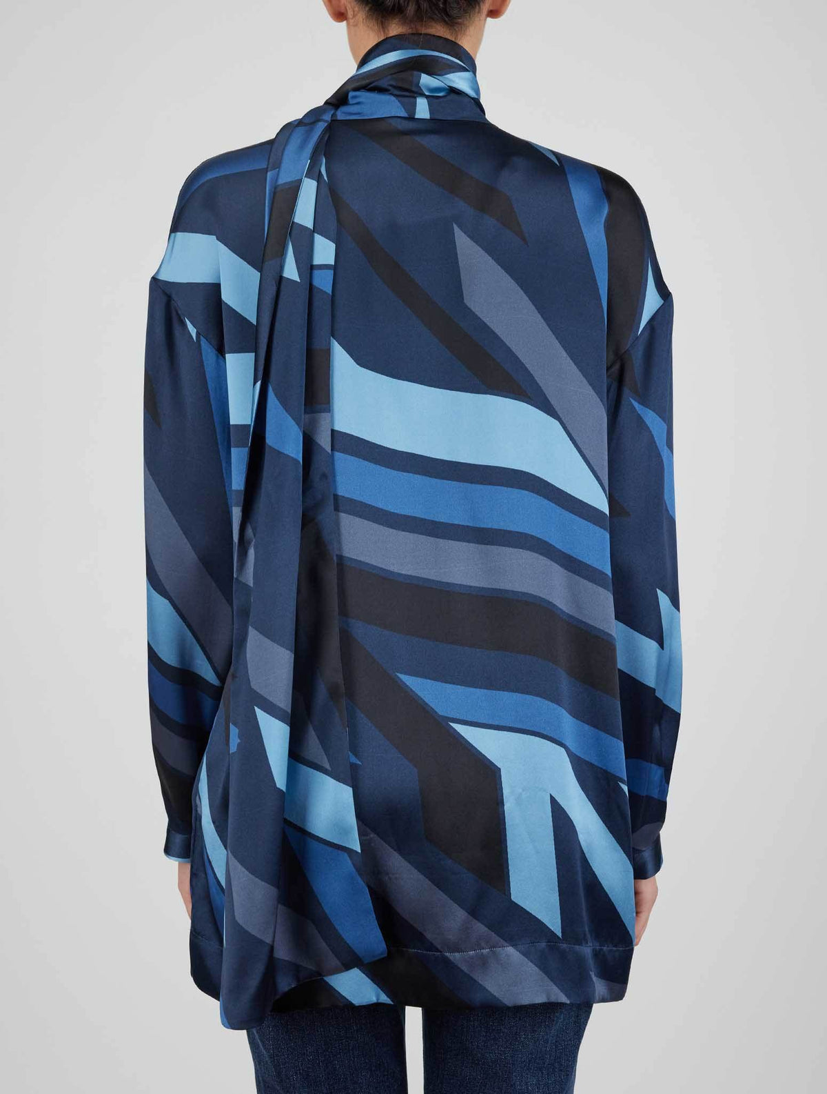 Kiton Multicolor Silk Shirt