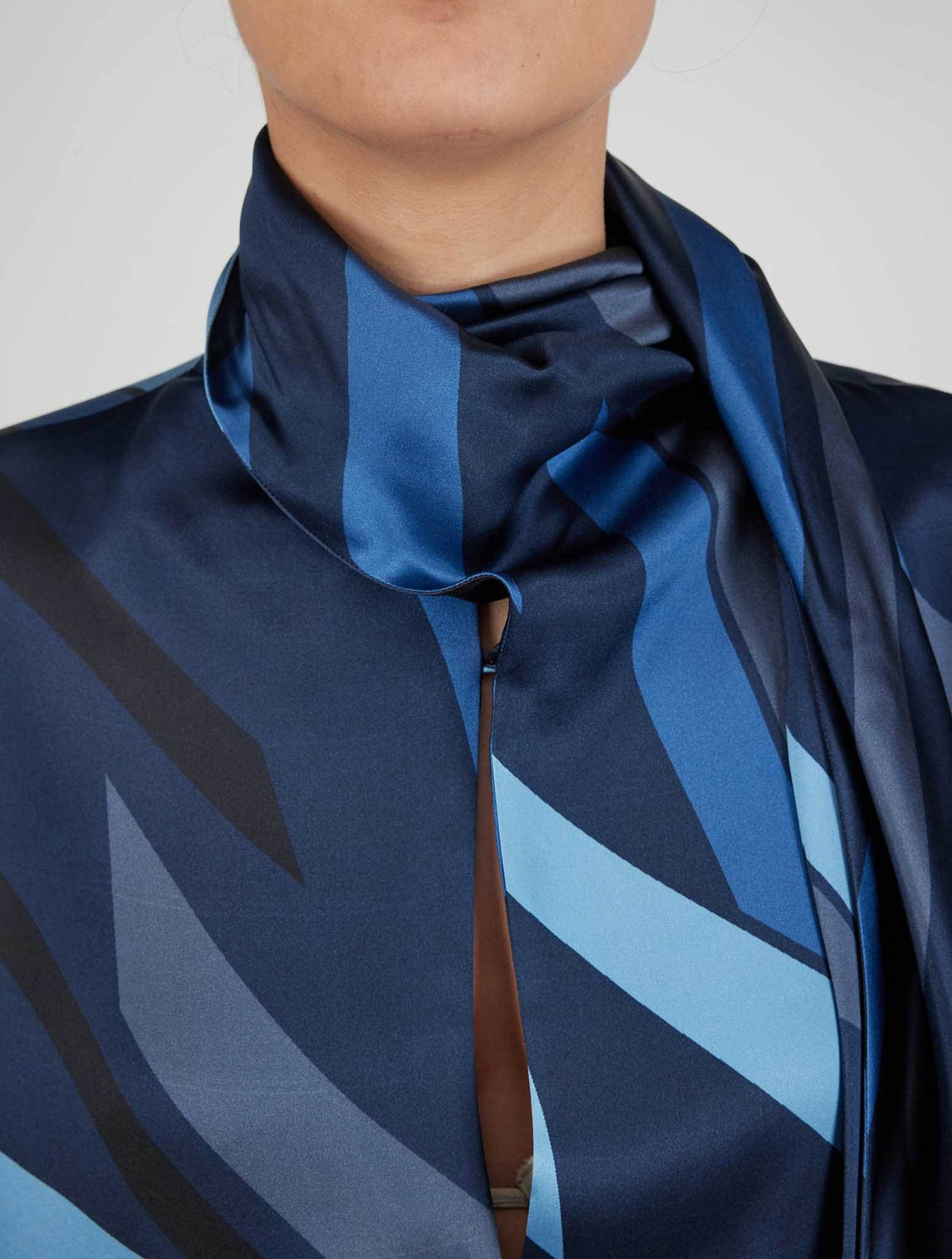 Kiton Multicolor Silk Shirt