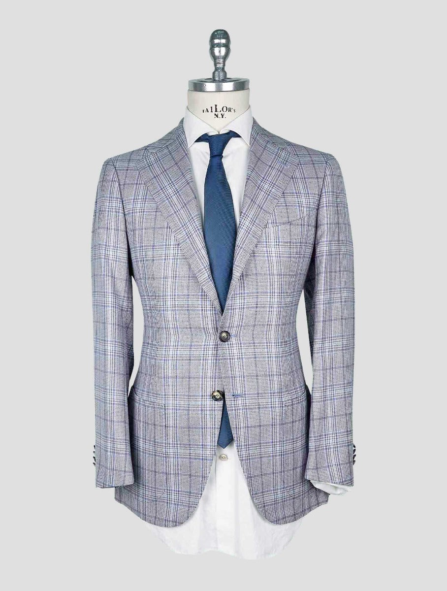 Cesare Attolini LIGHT BLUE Silk Cashmere blazer