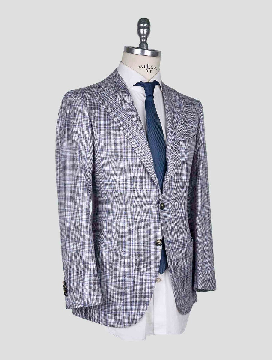 Cesare Attolini LIGHT BLUE Silk Cashmere blazer