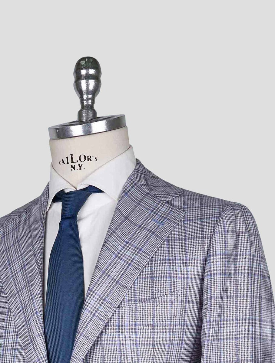 Cesare Attolini LIGHT BLUE Silk Cashmere blazer