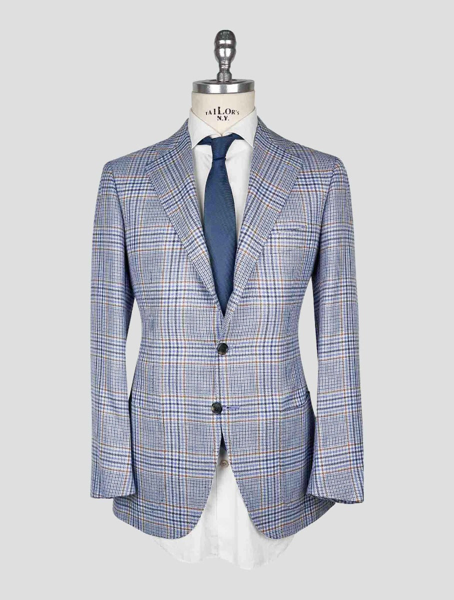 Cesare Attolini  Multicolor cashmere silk linen Blazer