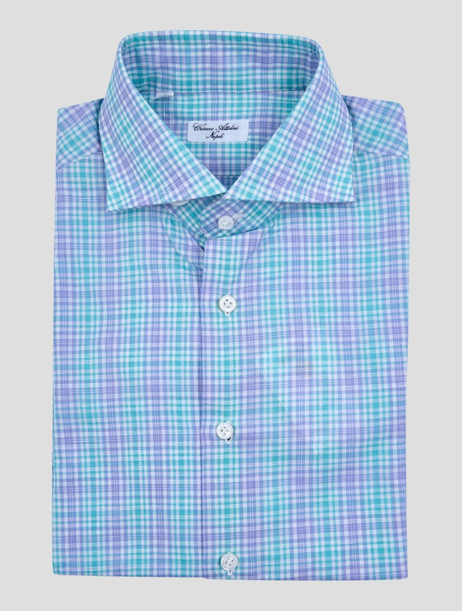 Cesare Attolini Multicolor Cotton Shirt
