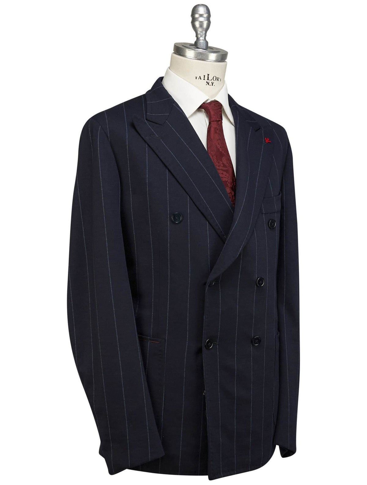 Isaia Isaia Blue Wool Pa Ea Blazer Blue 001