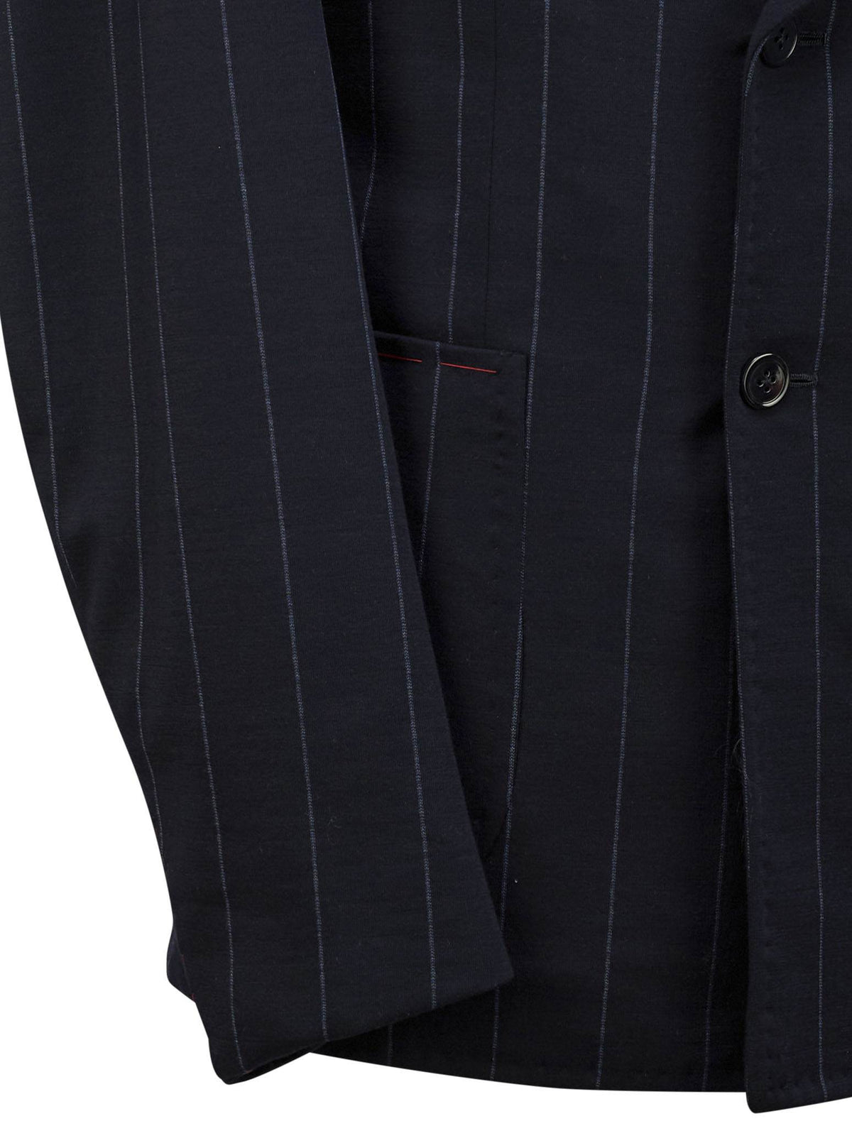 Isaia Blue Wool Pa Ea Blazer