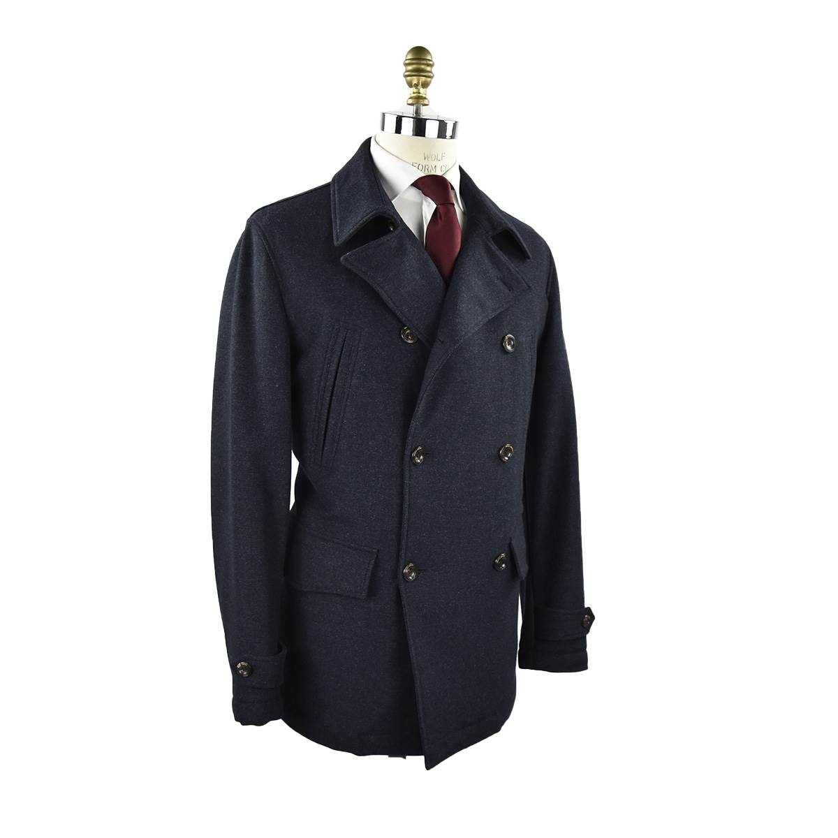 Cesare Attolini CESARE ATTOLINI Blue Wool Cashmere Coat Blue 001