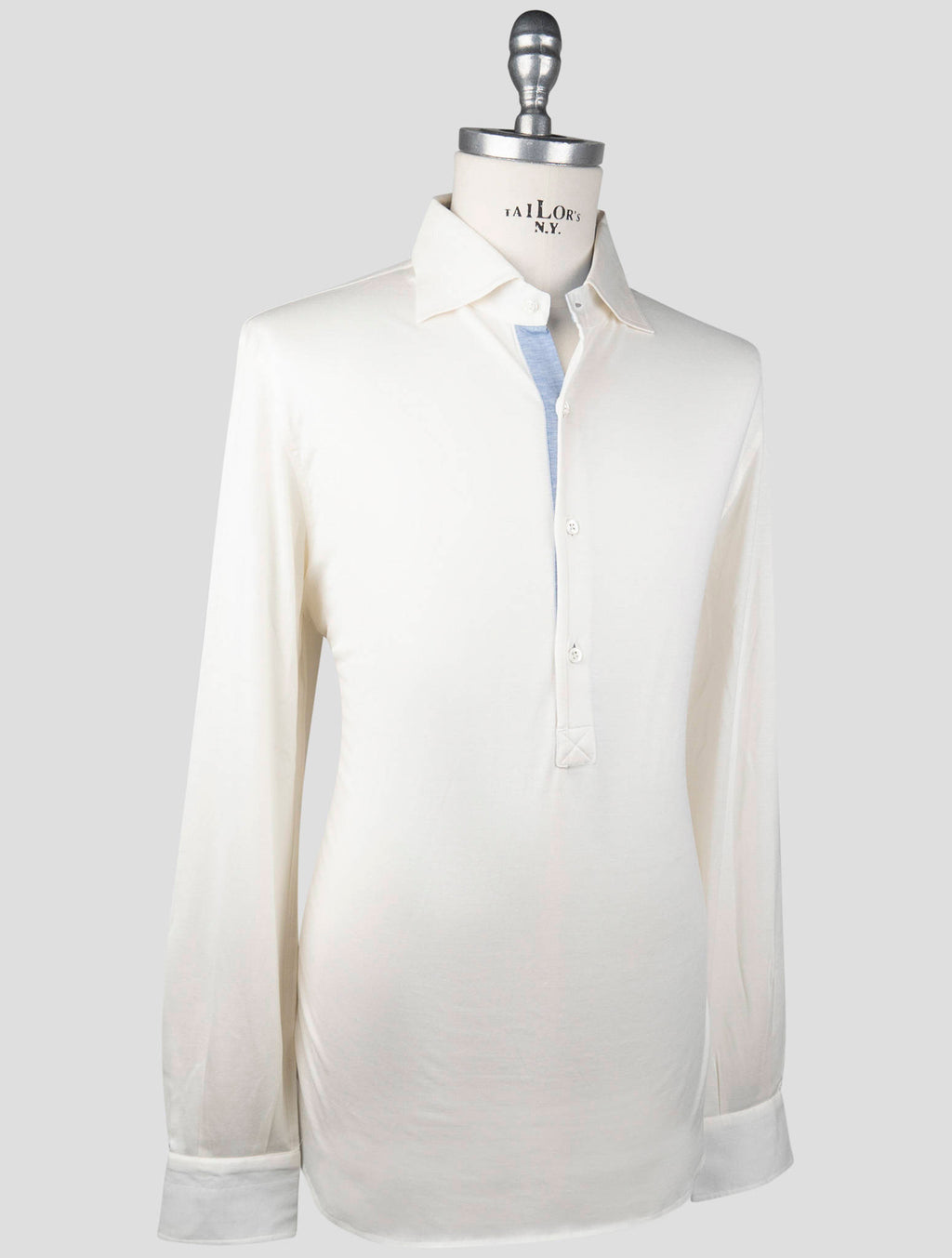 Isaia Isaia White Silk Cotton Sweater Polo White 001