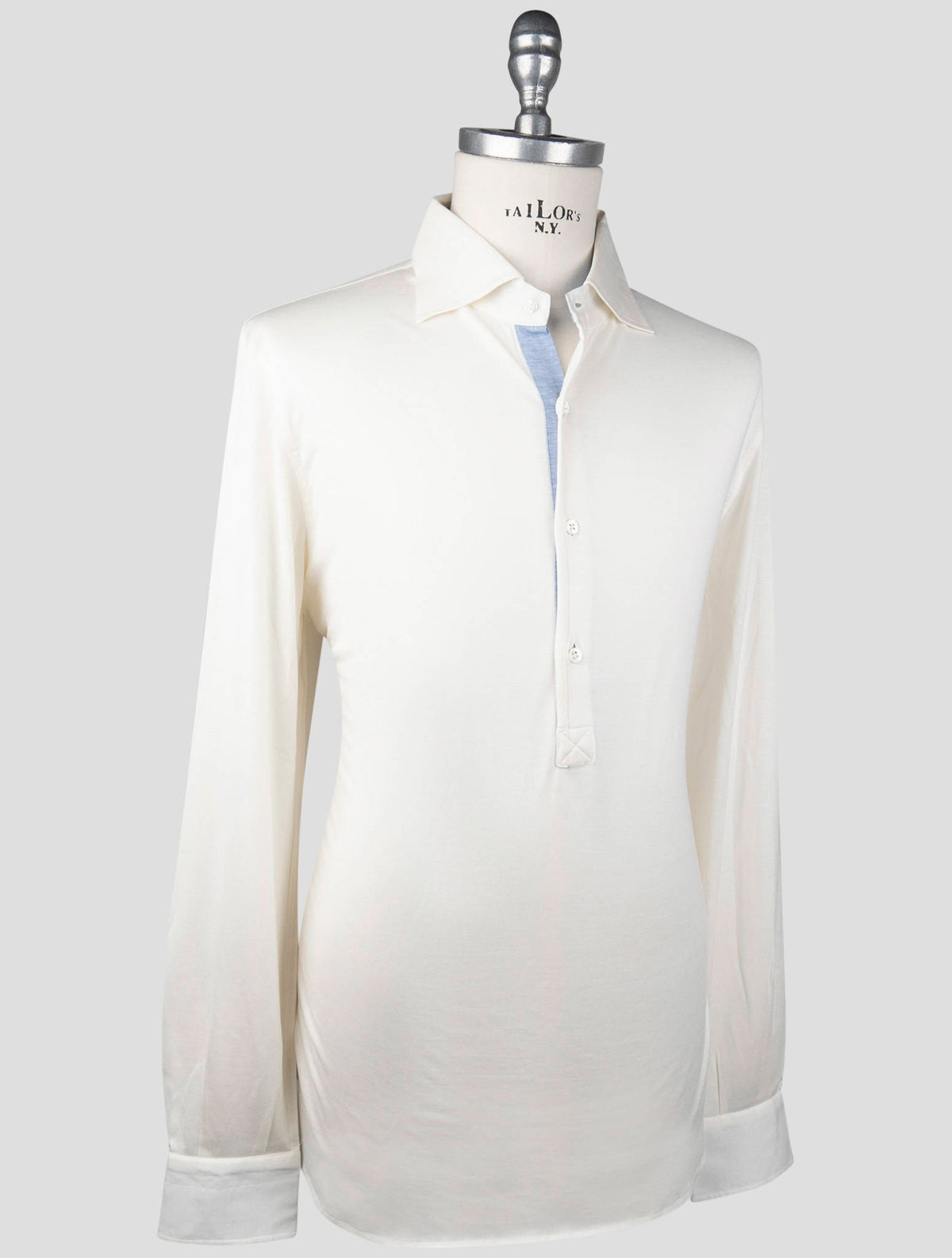 Isaia Isaia White Silk Cotton Sweater Polo White 001