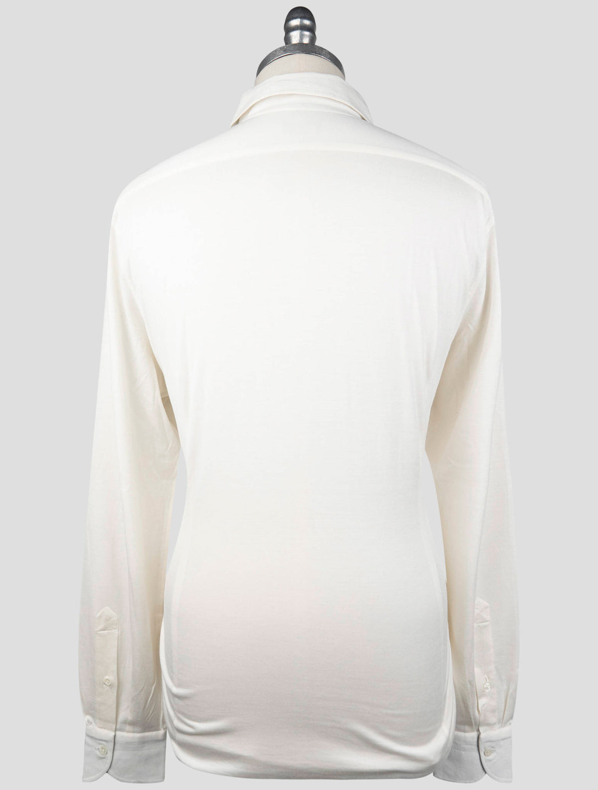 Isaia White Silk Cotton Sweater Polo