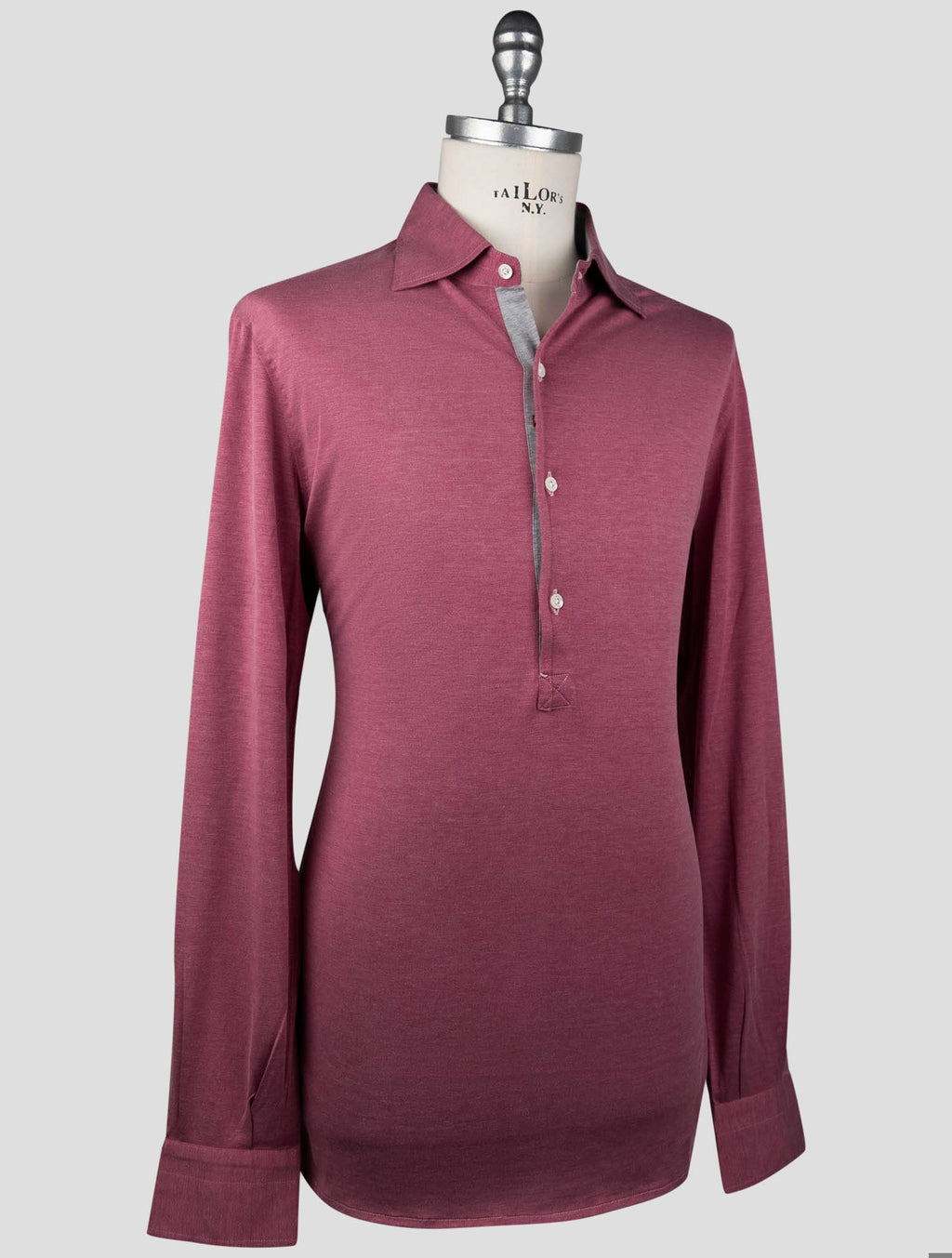 Isaia Isaia Violet Silk Cotton Sweater Polo Violet 001