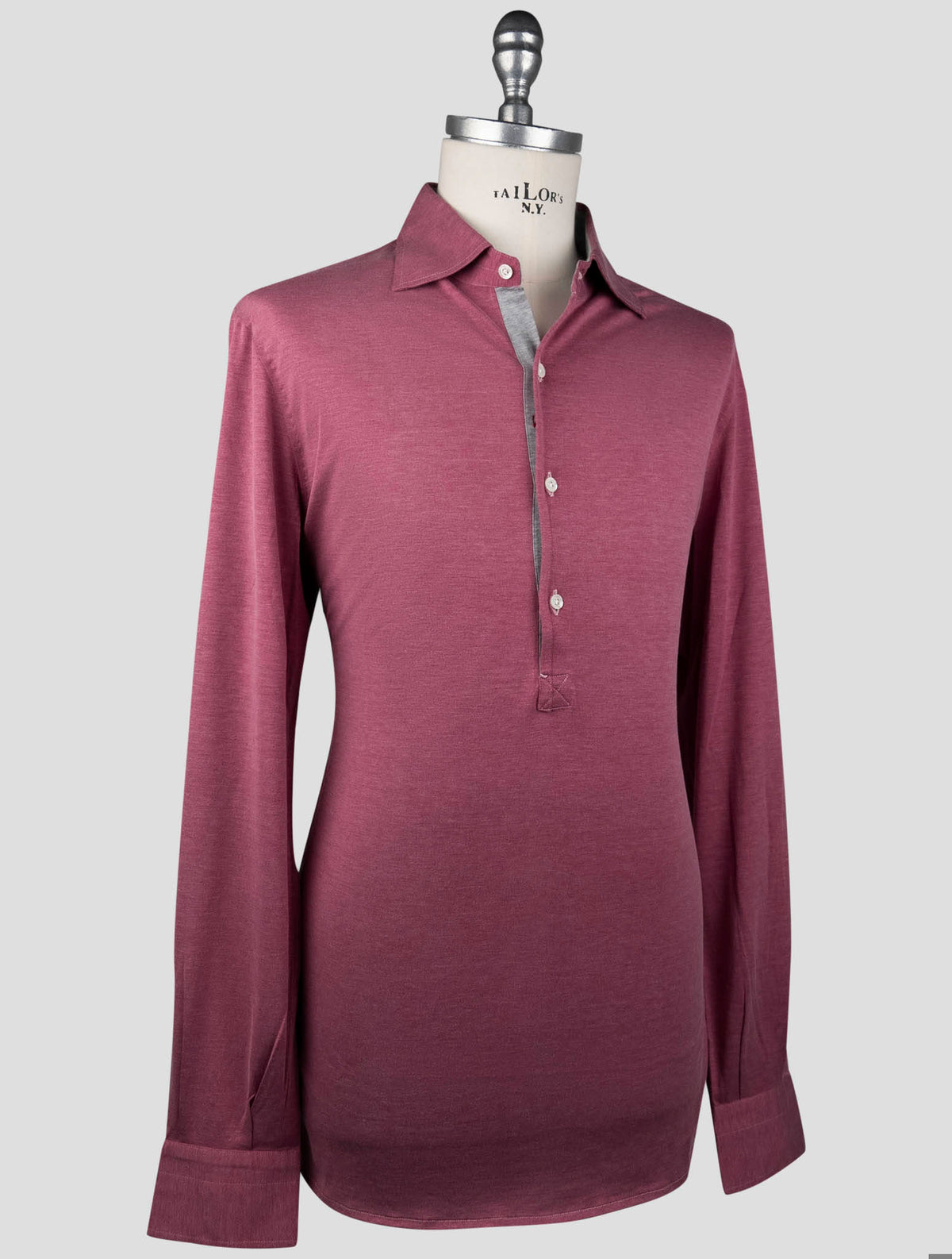 Isaia Isaia Violet Silk Cotton Sweater Polo Violet 001