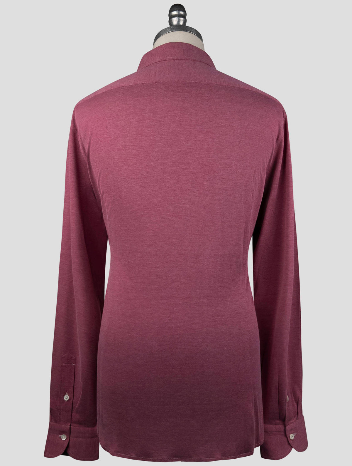 Isaia Violet Silk Cotton Sweater Polo