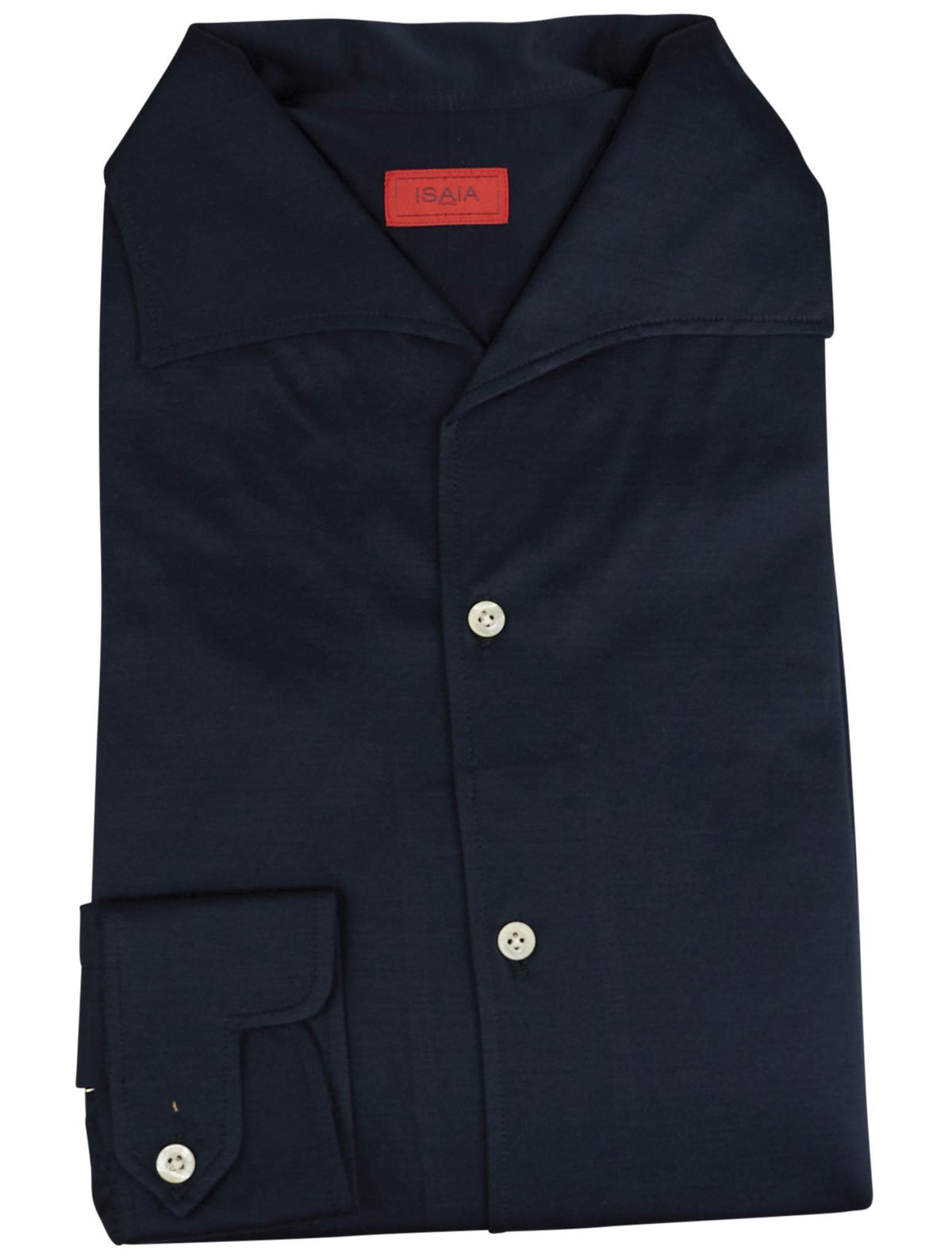 Isaia Blue Cotton Shirt