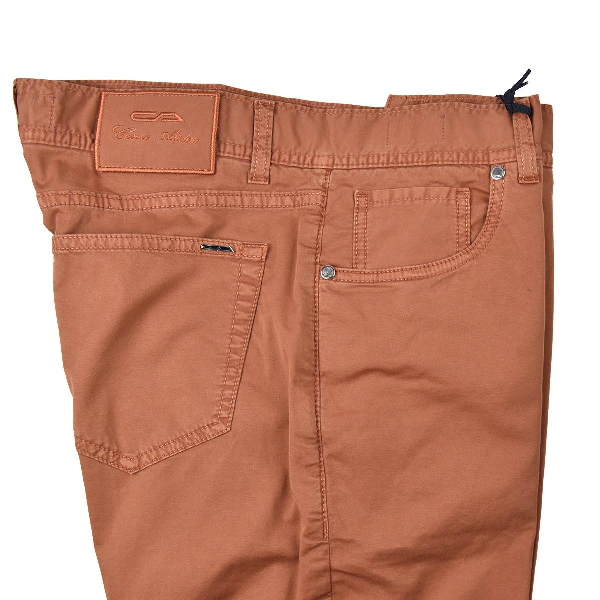 CESARE ATTOLINI Brown Cotton Ea Jeans