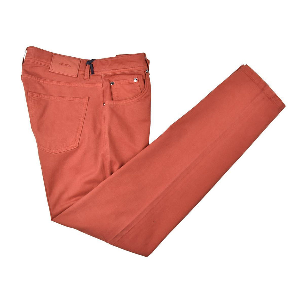 Cesare Attolini CESARE ATTOLINI Green Cotton Cashmere Ea Jeans Red 000