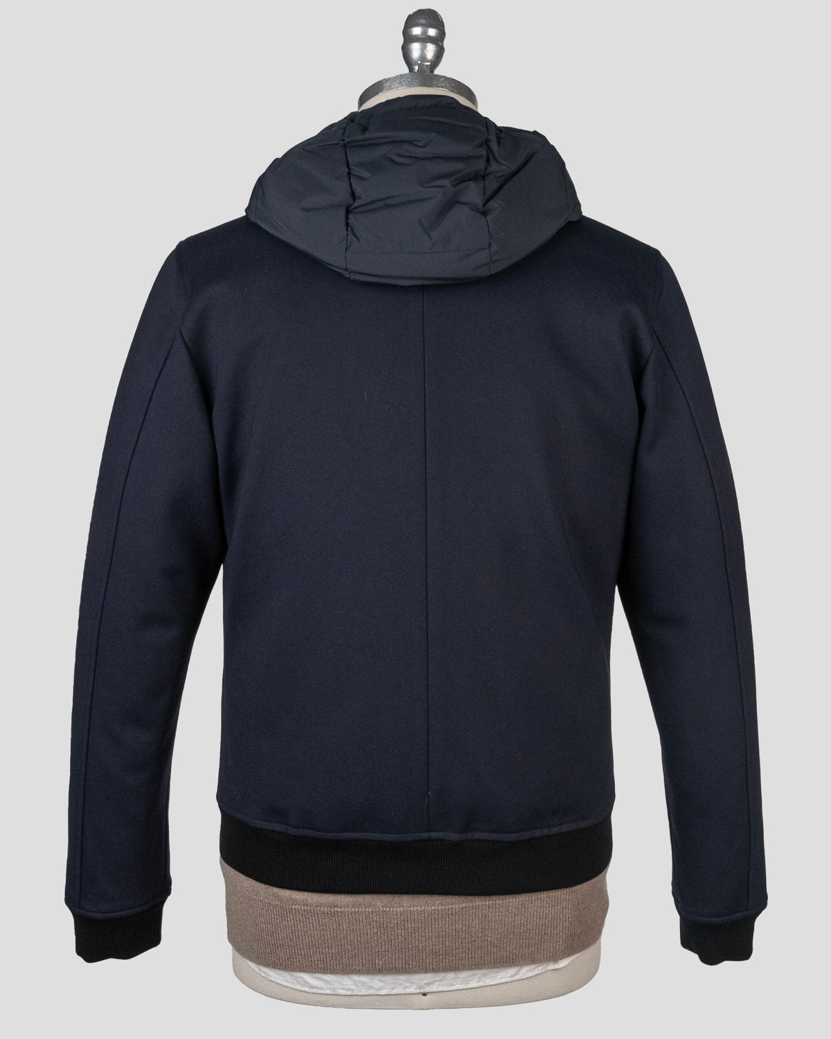MooRER Blue Viscose Pa Ea Coat