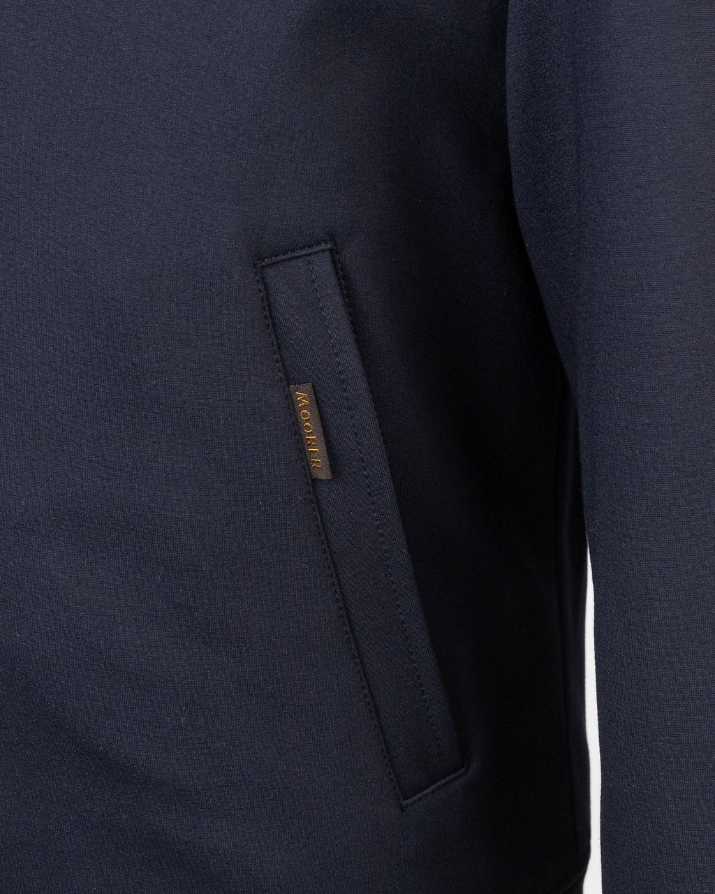 MooRER Blue Viscose Pa Ea Coat