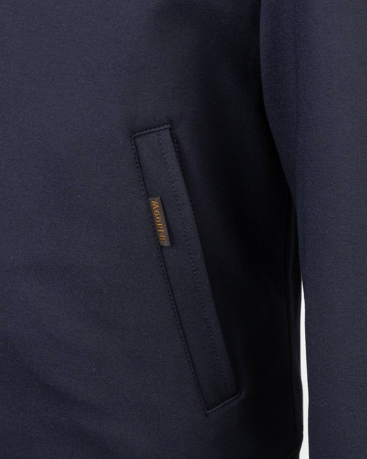 MooRER Blue Viscose Pa Ea Coat