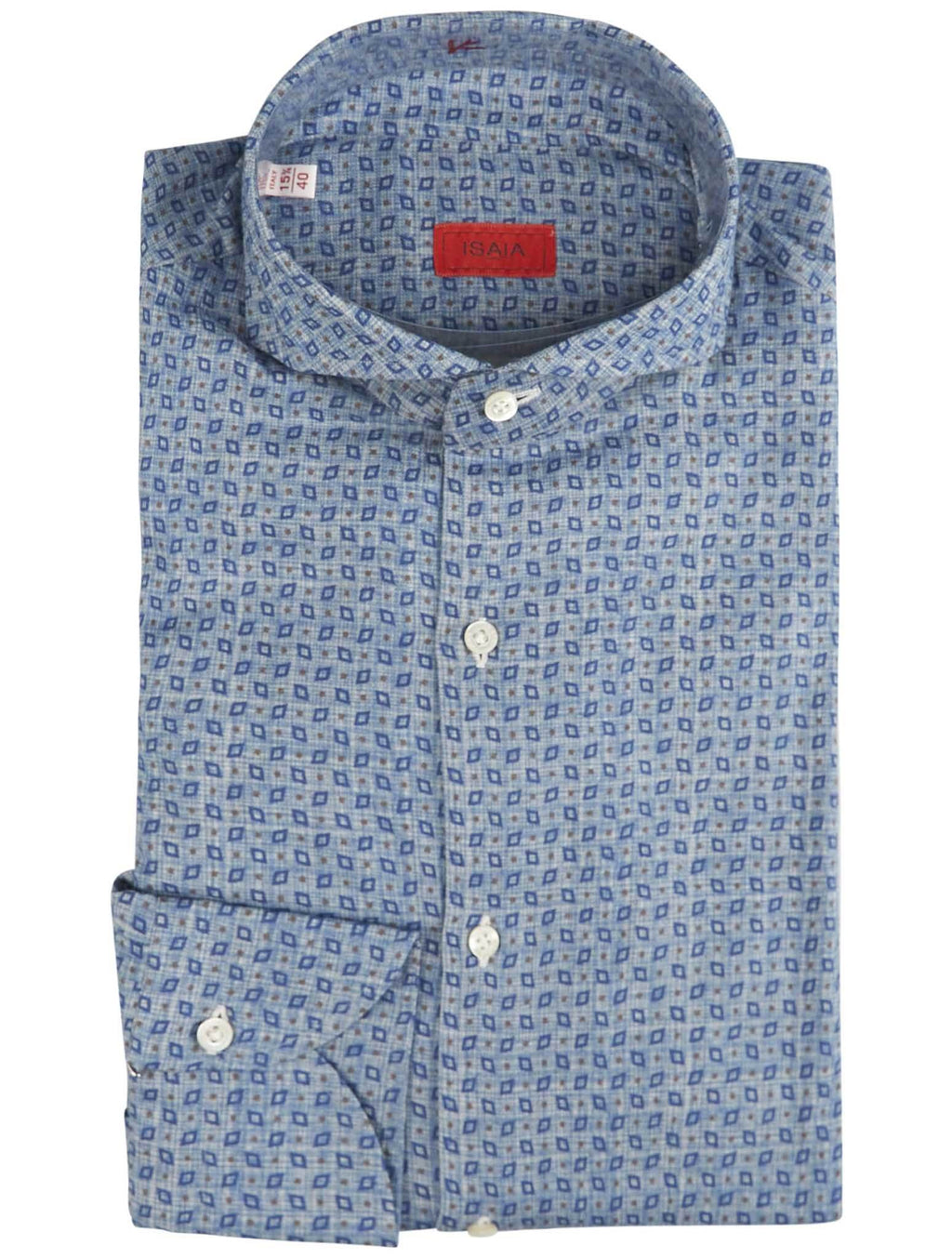 Isaia Multicolor Cotton Shirt