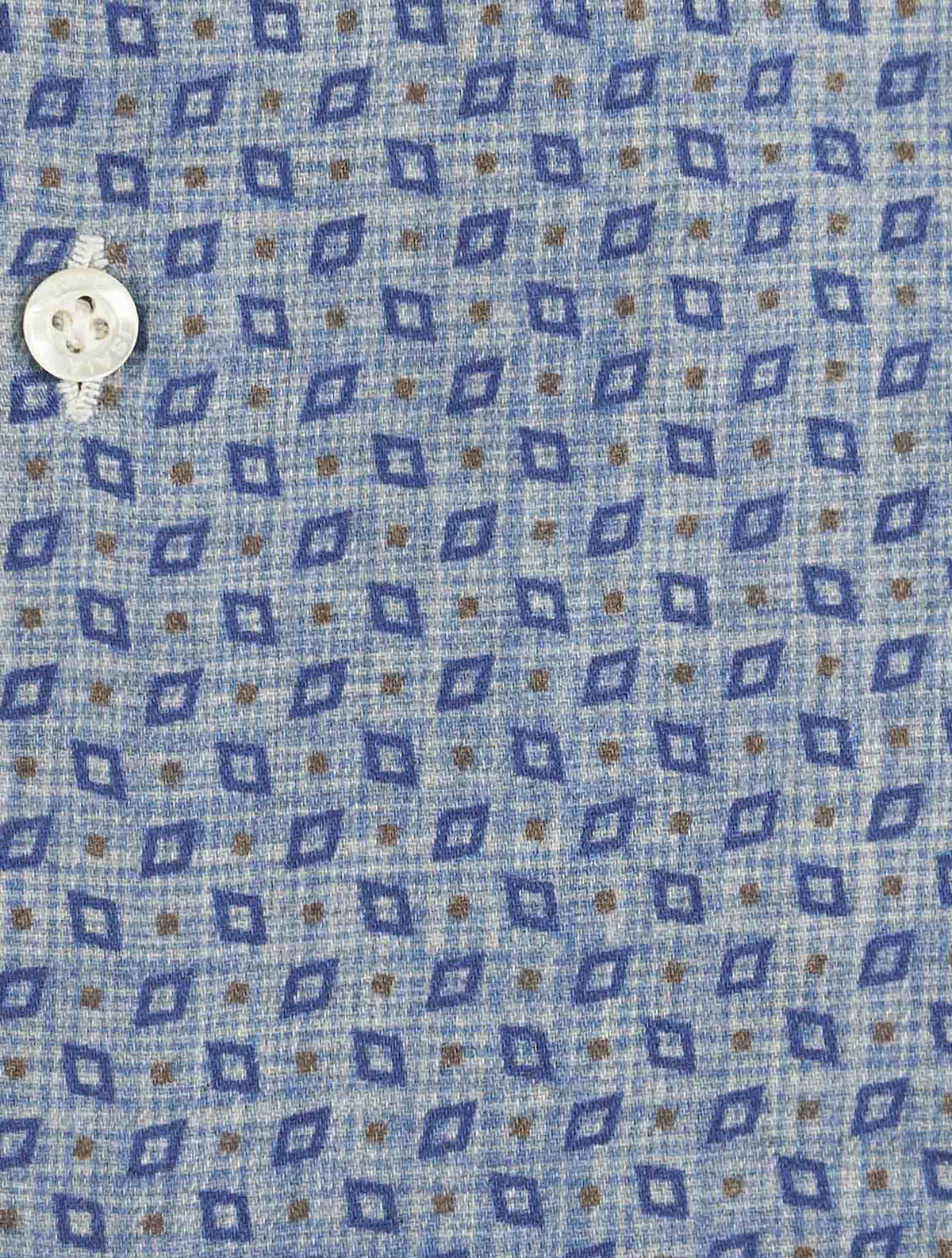 Isaia Multicolor Cotton Shirt