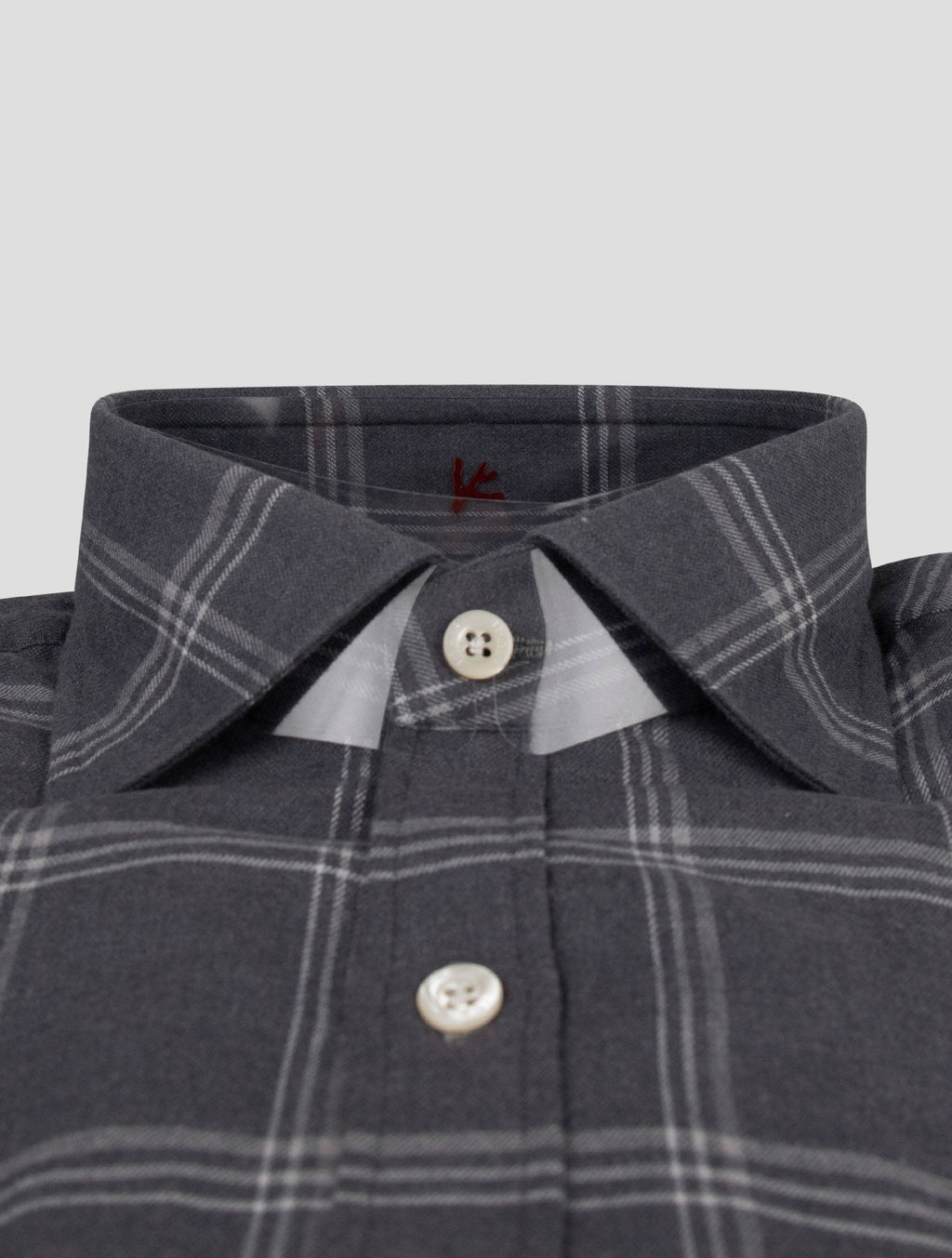Isaia Isaia Gray Cotton Shirt Gray 001
