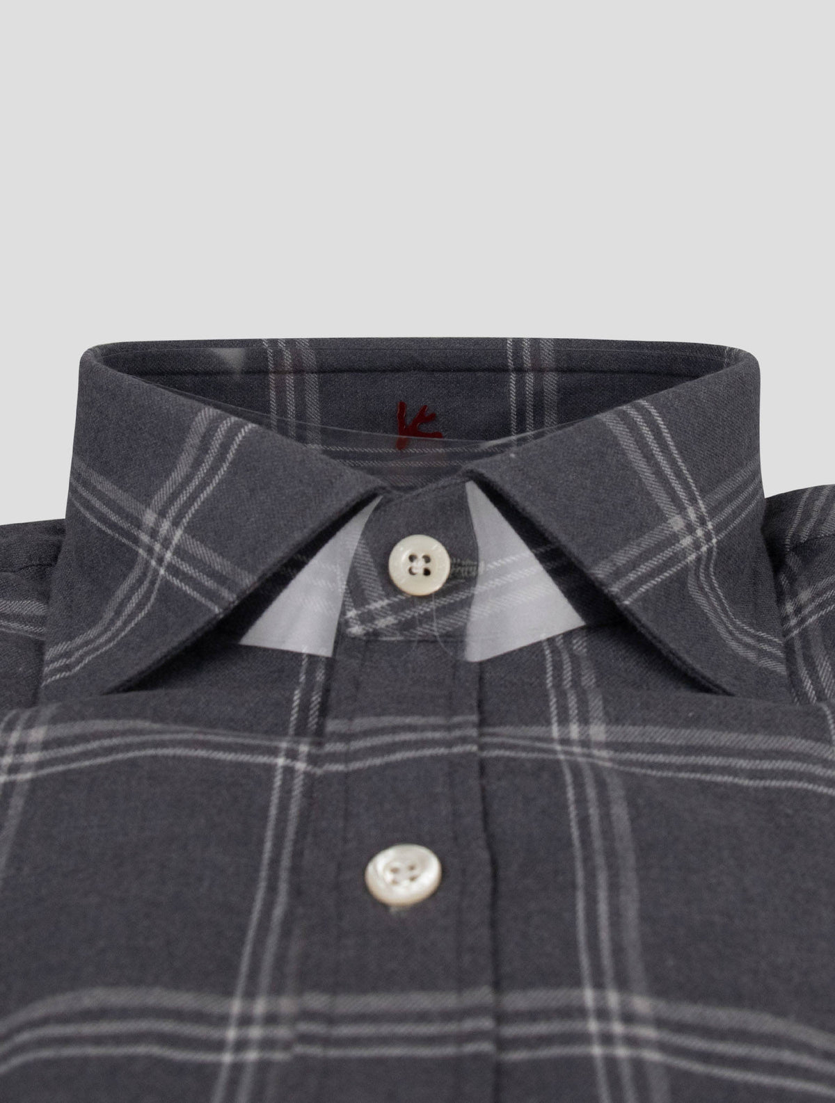 Isaia Isaia Gray Cotton Shirt Gray 001