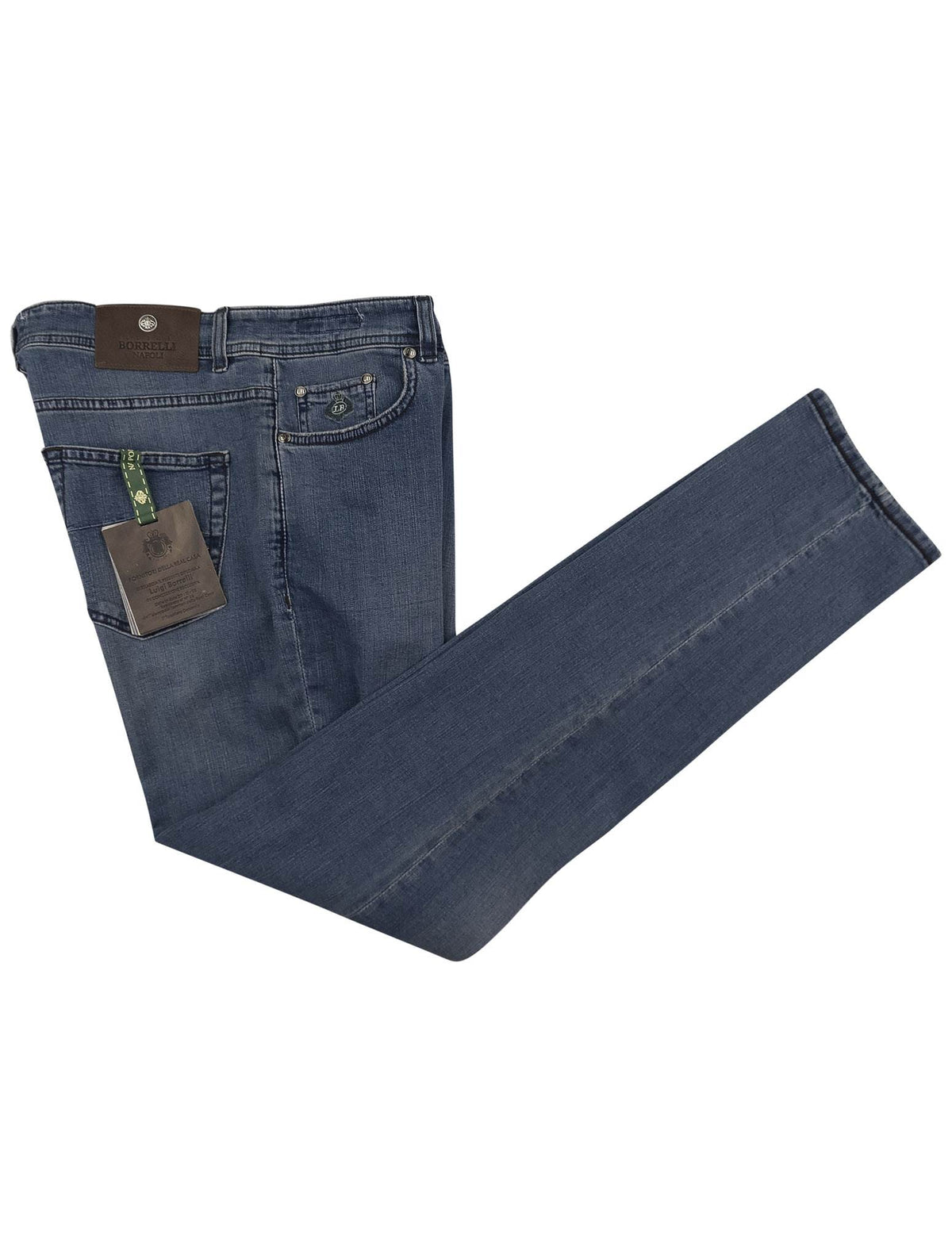 Luigi Borrelli Blue Cotton Ea Jeans