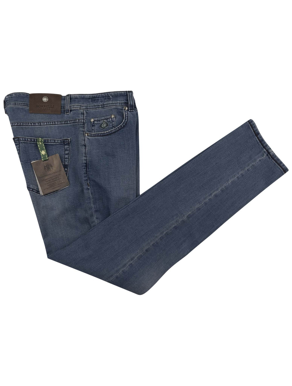 Luigi Borrelli Luigi Borrelli Blue Cotton Ea Jeans Blue 000