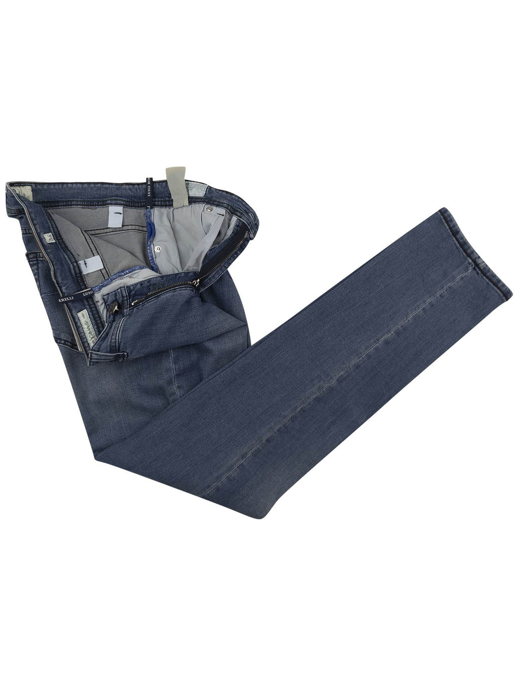 Luigi Borrelli Luigi Borrelli Blue Cotton Ea Jeans Blue 001