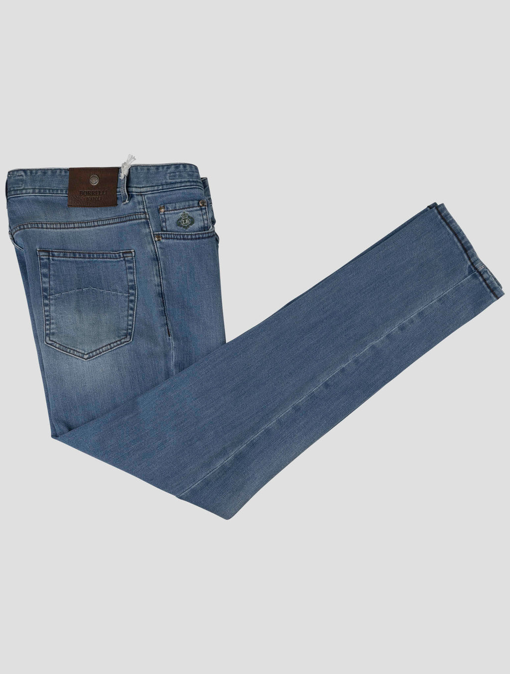 Luigi Borrelli Blue Cotton Ea Jeans