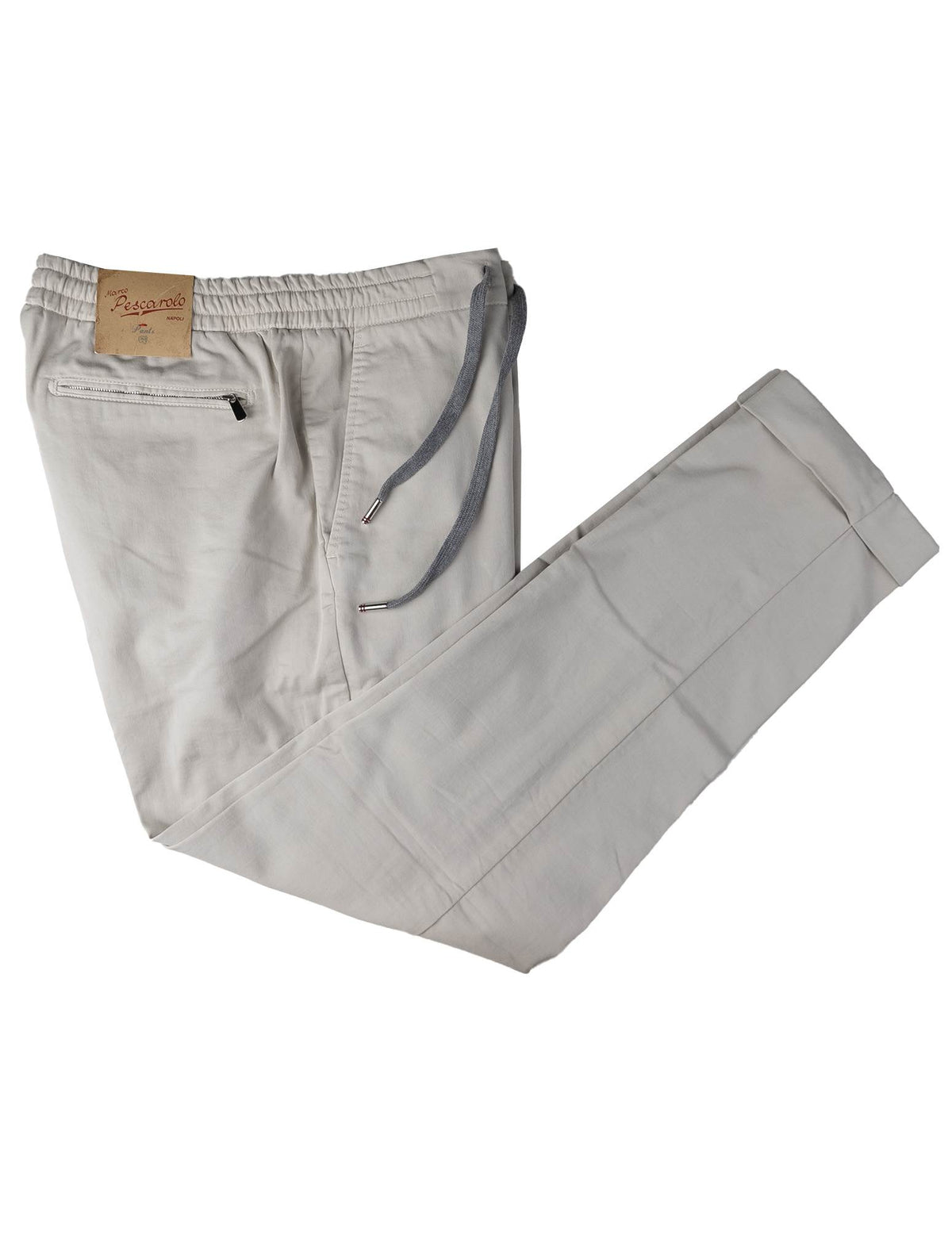Marco Pescarolo Gray Cotton Silk Ea Pants