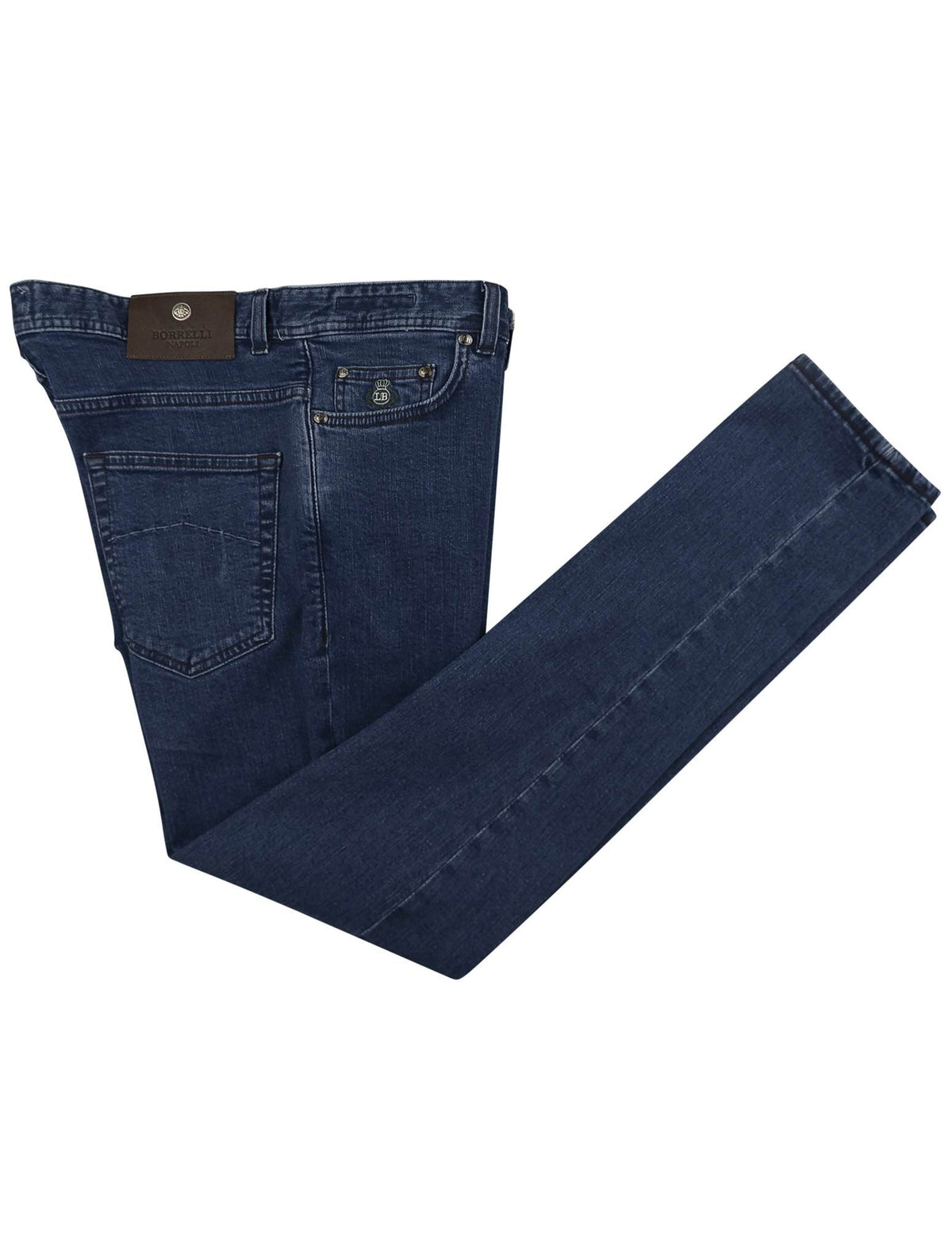 Luigi Borrelli Blue Cotton Ea Jeans