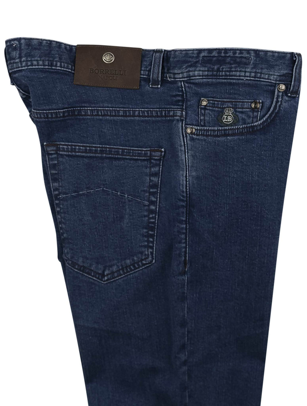 Luigi Borrelli Blue Cotton Ea Jeans