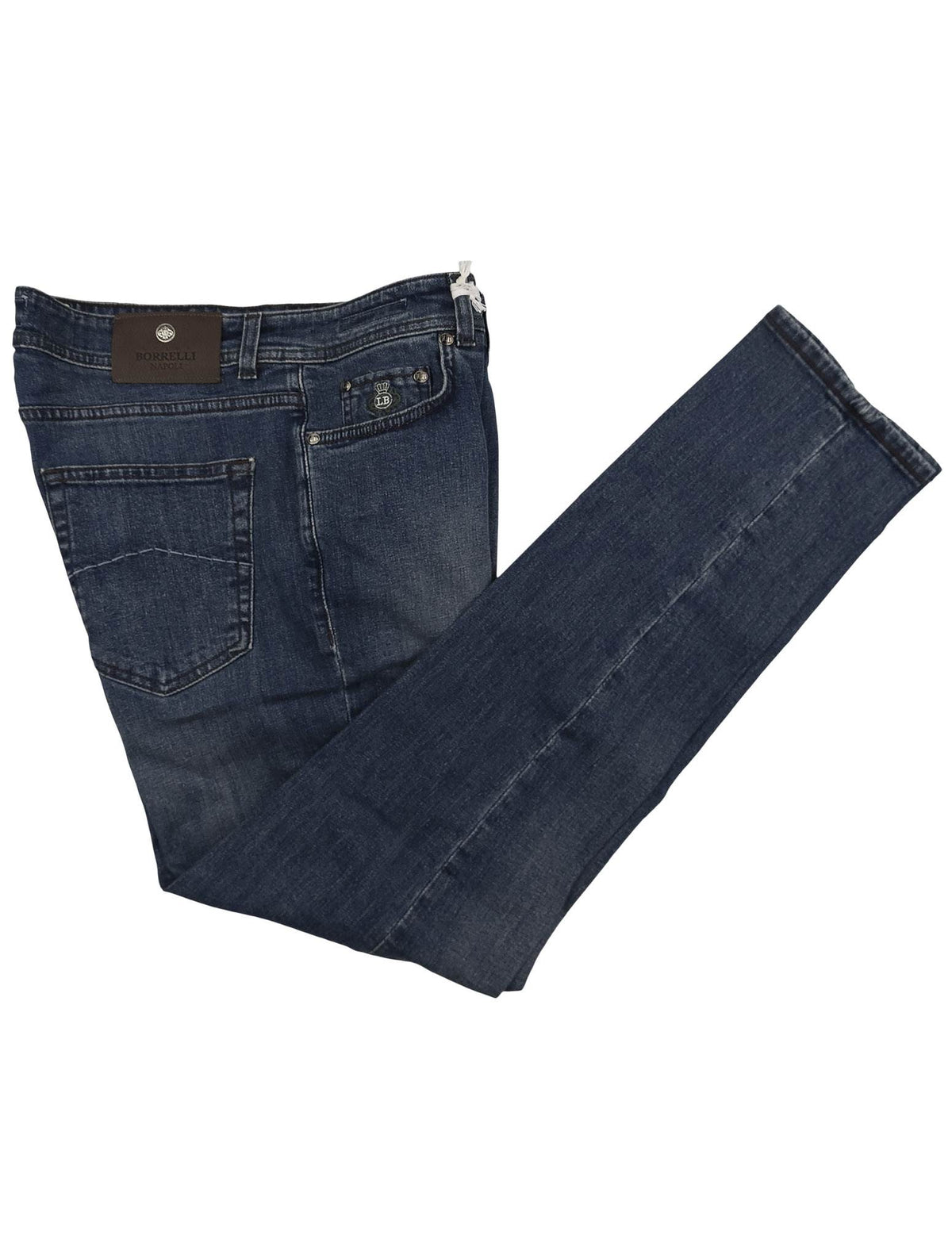 Luigi Borrelli Blue Cotton Ea Jeans